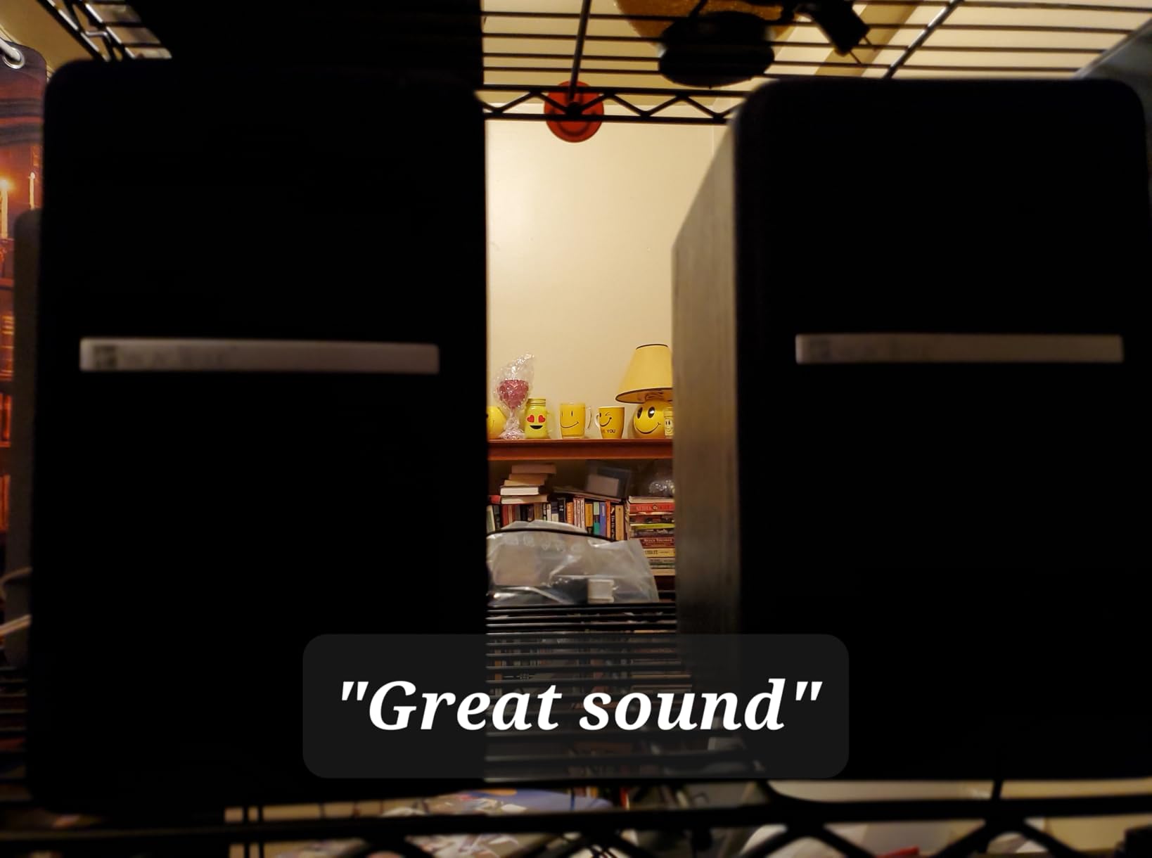SINGING WOOD T25 Passive Bookshelf Speakers (Pair) - 60W Home Stereo Audio - 4