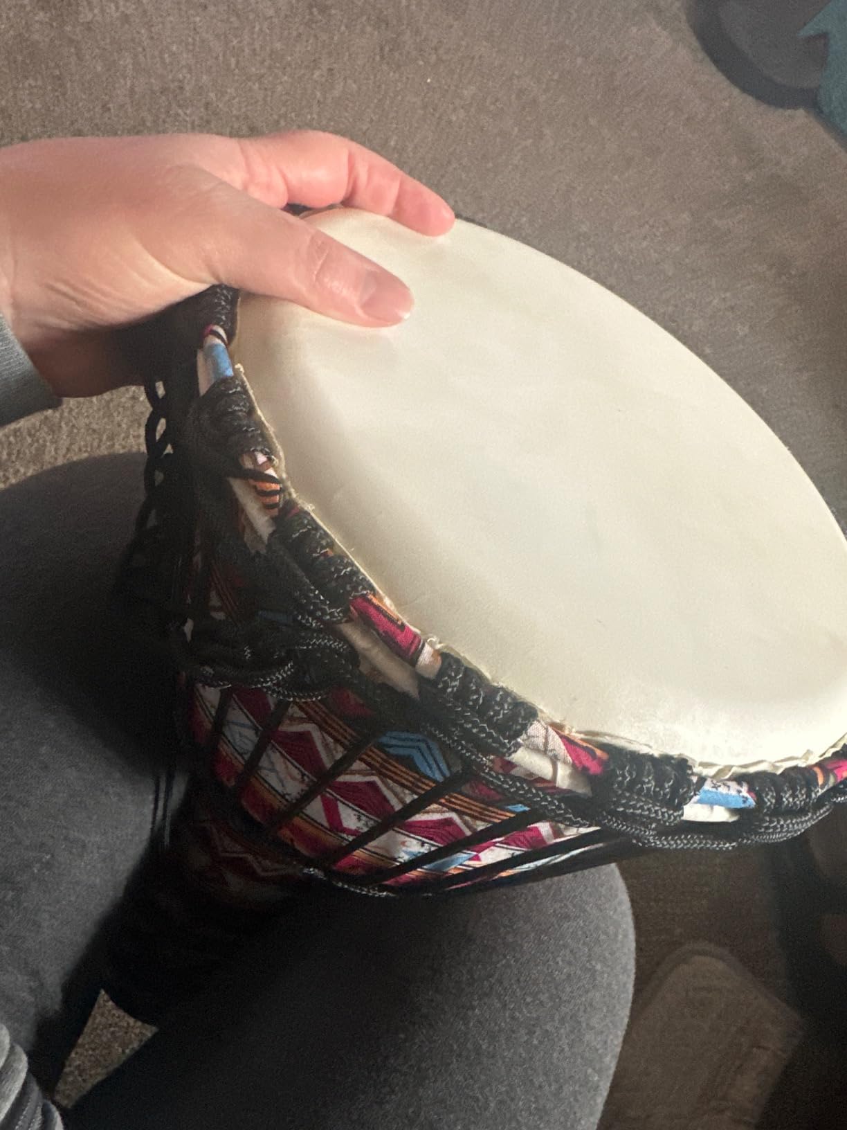 Djembe Drum, AKLOT African Drum Hand-Carved 8
