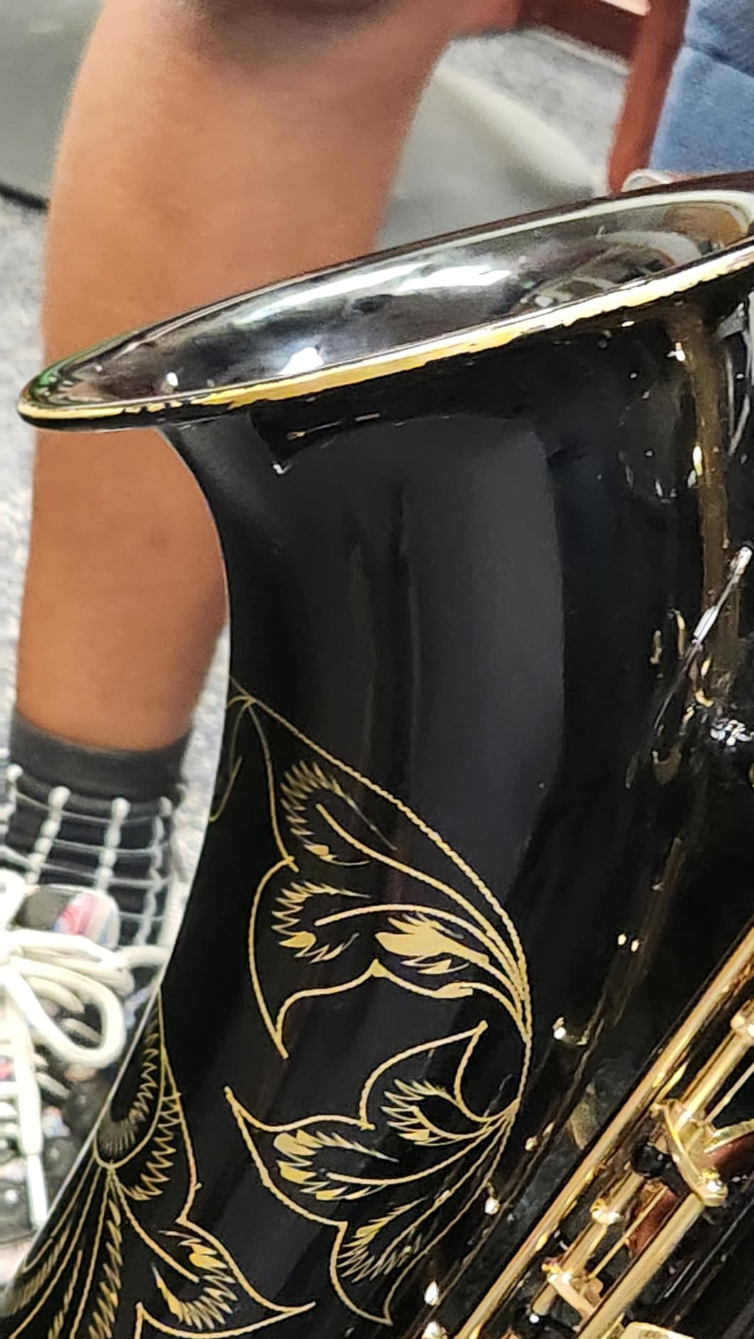 EASTROCK Tenor Saxophone Black/Golden B Flat Tenor Sax Professional Tenor Saxophone for Beginners Students and Musicians with Carrying Case, Mouthpiece, Reeds, Cushion Pads, Cleaning Kit, Neck Strap customer photo 2