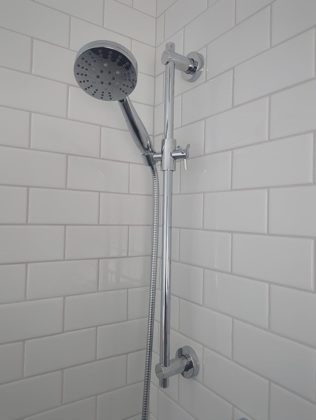 HammerHead Showers Solid Metal 27.5 Inch Shower Slide Bar for Hand Held Shower Heads, Chrome | Adjustable Height Showerhead with Hose Rail System | Easily Adjust Height & Angle of Handshower customer photo 2