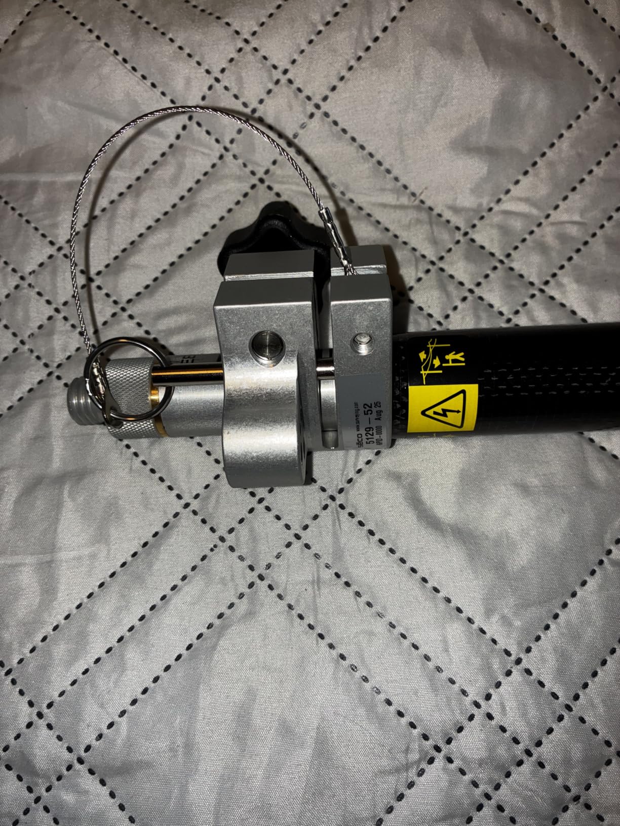 SECO 5129-52 Carbon Fiber One Section Robotics Prism Pole - 10ths Grad | TLV Lock Telescoping Extends To 8.53' and Collapsible to 4.97' - Dual Graduations 0.01 Ft And CM 40-Minute Vial customer photo 2