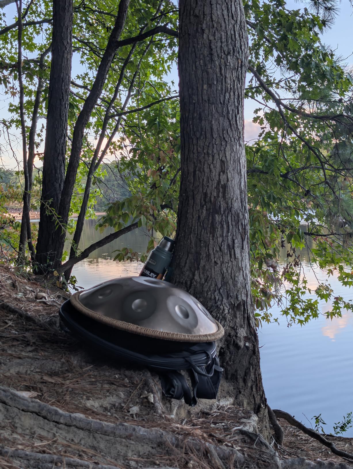 Handpan-Premium 432HZ 22 Inches 10 Notes D Minor Steel Hand Pan Drum Set, Silver Print Adults Handpan Drum customer photo 2