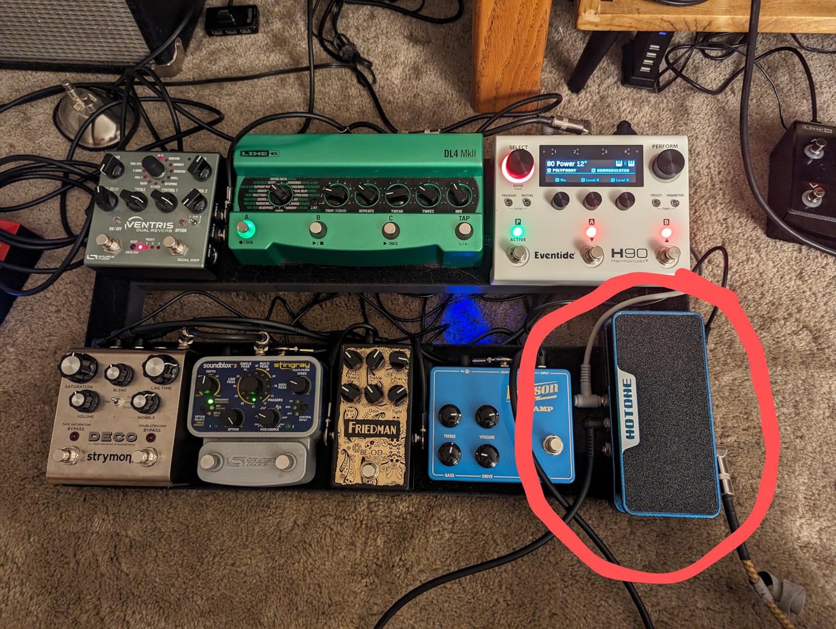 Hotone Soul Press II Wah Active Volume Passive Expression Guitar Effects Pedal 4 in 1 customer photo 1