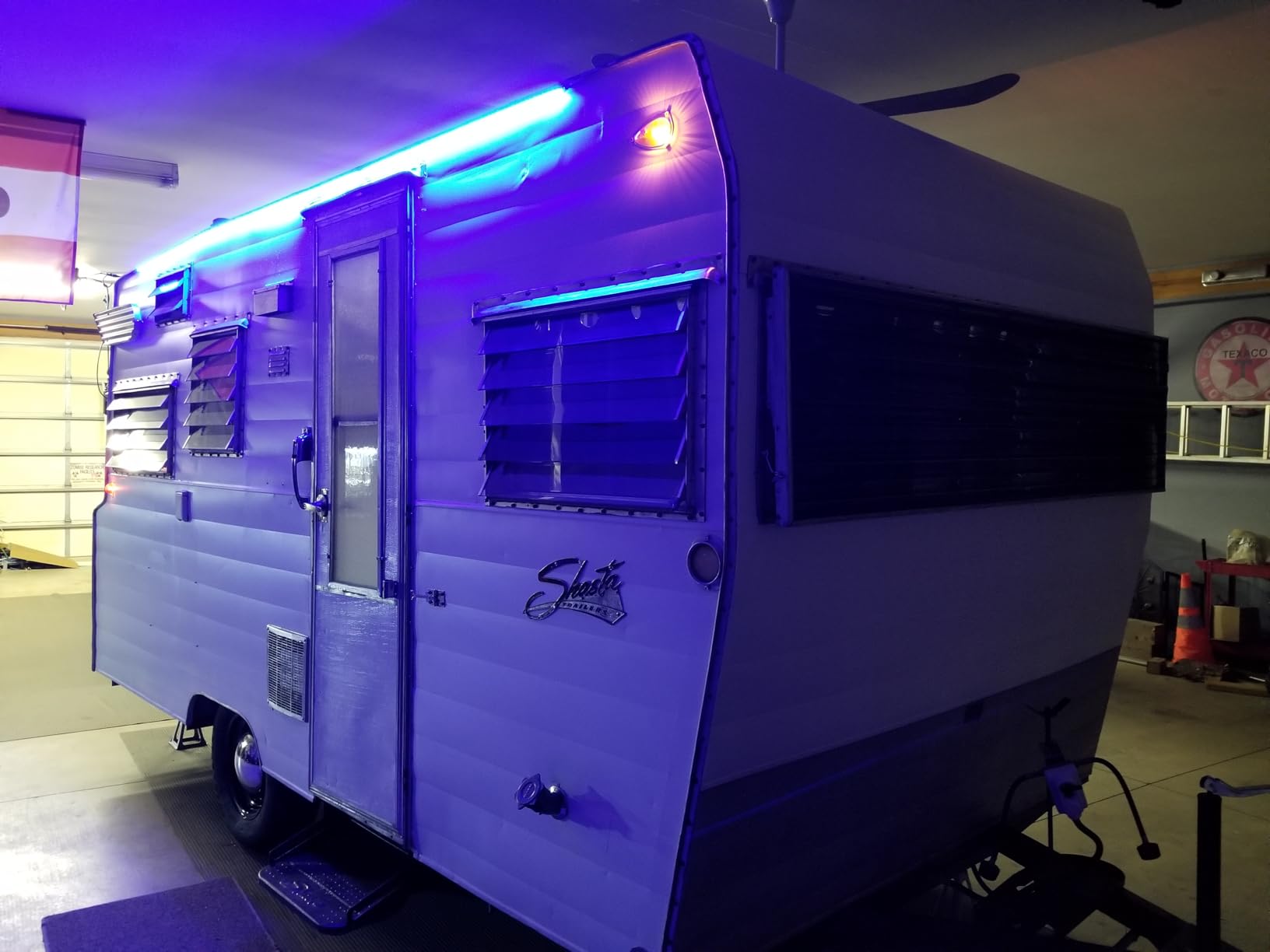 RV Awning Lights, 12V 16.4FT White Camping Awning Lights, Motorhome Travel Trailer Food Trucks Van Waterproof Canopy Led Strip Lighting, RV Exterior Underglow Light customer photo 2