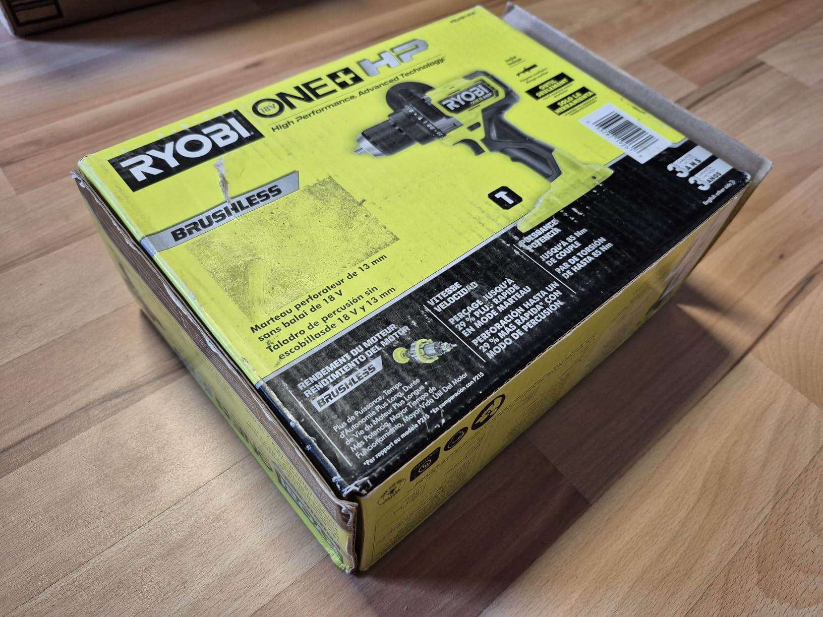 RYOBI ONE+ HP 18V Brushless Cordless 1/2 in. Hammer Drill/Driver - PBLHM101B - Tool Only (Battery Not Included) | Battery and Charger Sold Separately customer photo 2