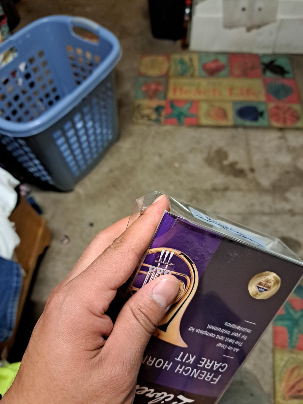 Libretto French Horn ALL-INCLUSIVE Cleaning & Care Kit with Instructions: Valve Oil + Slide Grease + Cleaning Cloth + Mouthpiece & Bore Brushes, Giftable Handy Case customer photo 1