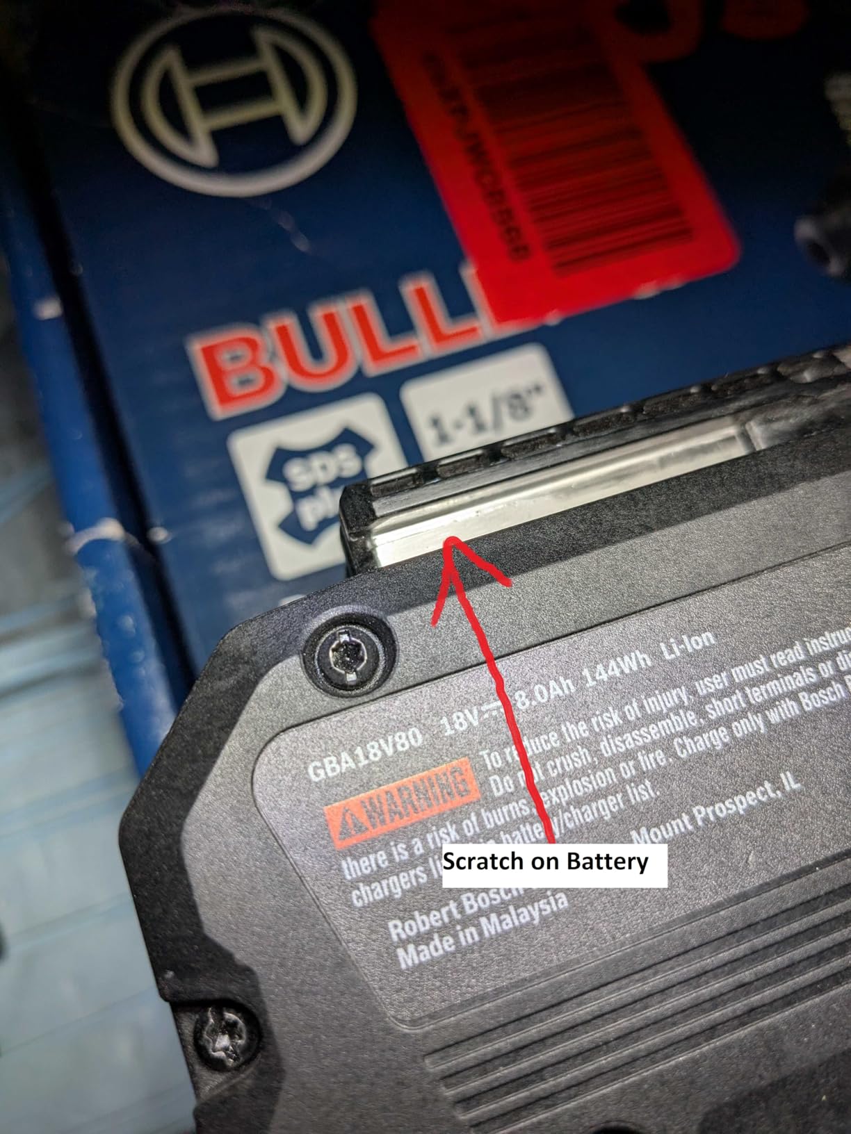 Bosch GBH18V-28DCN 18V Brushless Connected-Ready SDS-plus Bulldog 1-1/8 In. Rotary Hammer (Bare Tool) customer photo 1