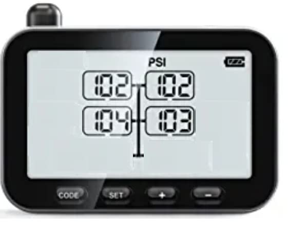GUTA Trailer Tire Pressure Monitoring System, RV TPMS with 6 Sensors, 6 Alert Modes, Signal Booster, Power Saving Display, Long Sensing Distance, for 3 Trailers (T1/T2/T3), for Camper, Motor Homes customer photo 1