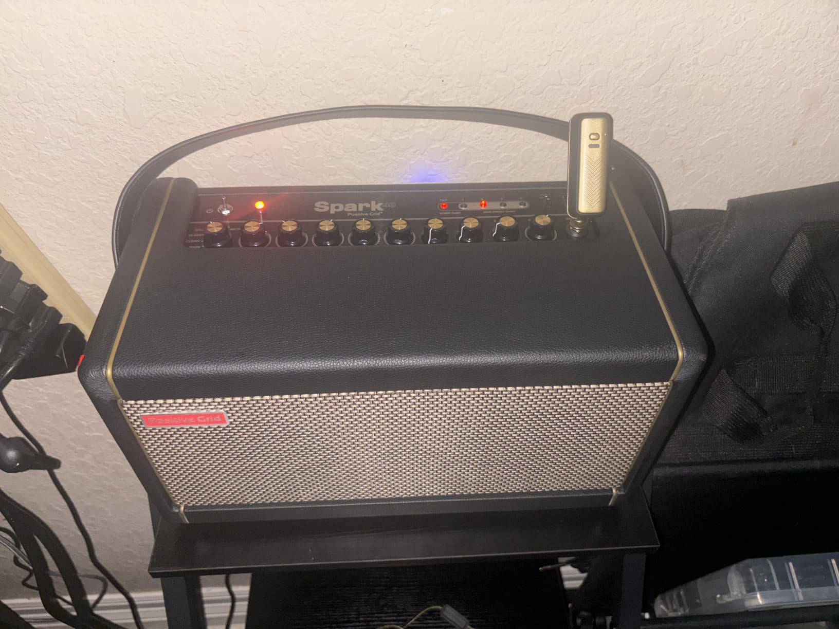 Positive Grid Spark Pearl Guitar Amplifier Electric, Bass and Acoustic Guitar 40-Watt Combo Practice Amp with Spark Mobile App (Pearl) customer photo 1