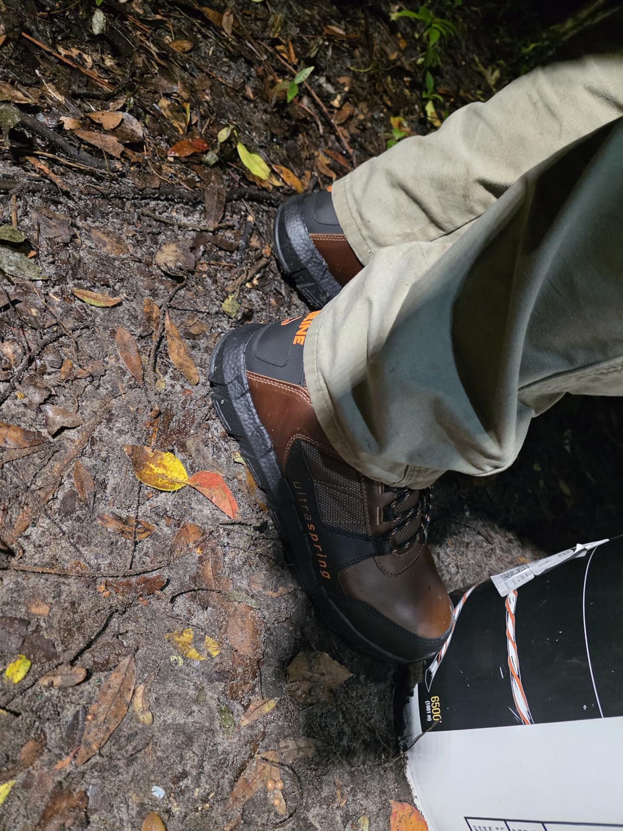 Wolverine Men's Rev Ultraspring DuraShocks CarbonMax Vent Mid Industrial Boot customer photo 2