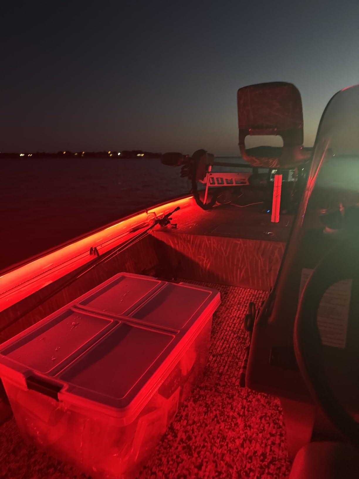 LED Boat Strip Lights, 32.8FT Marine Pontoon Led Lights, Waterproof Boat Interior Light, Under Gunnel Lights, Boat Deck Light, Night Fishing Lights, Good for Pontoon Bass Fishing Yacht Kayak (Green) customer photo 2