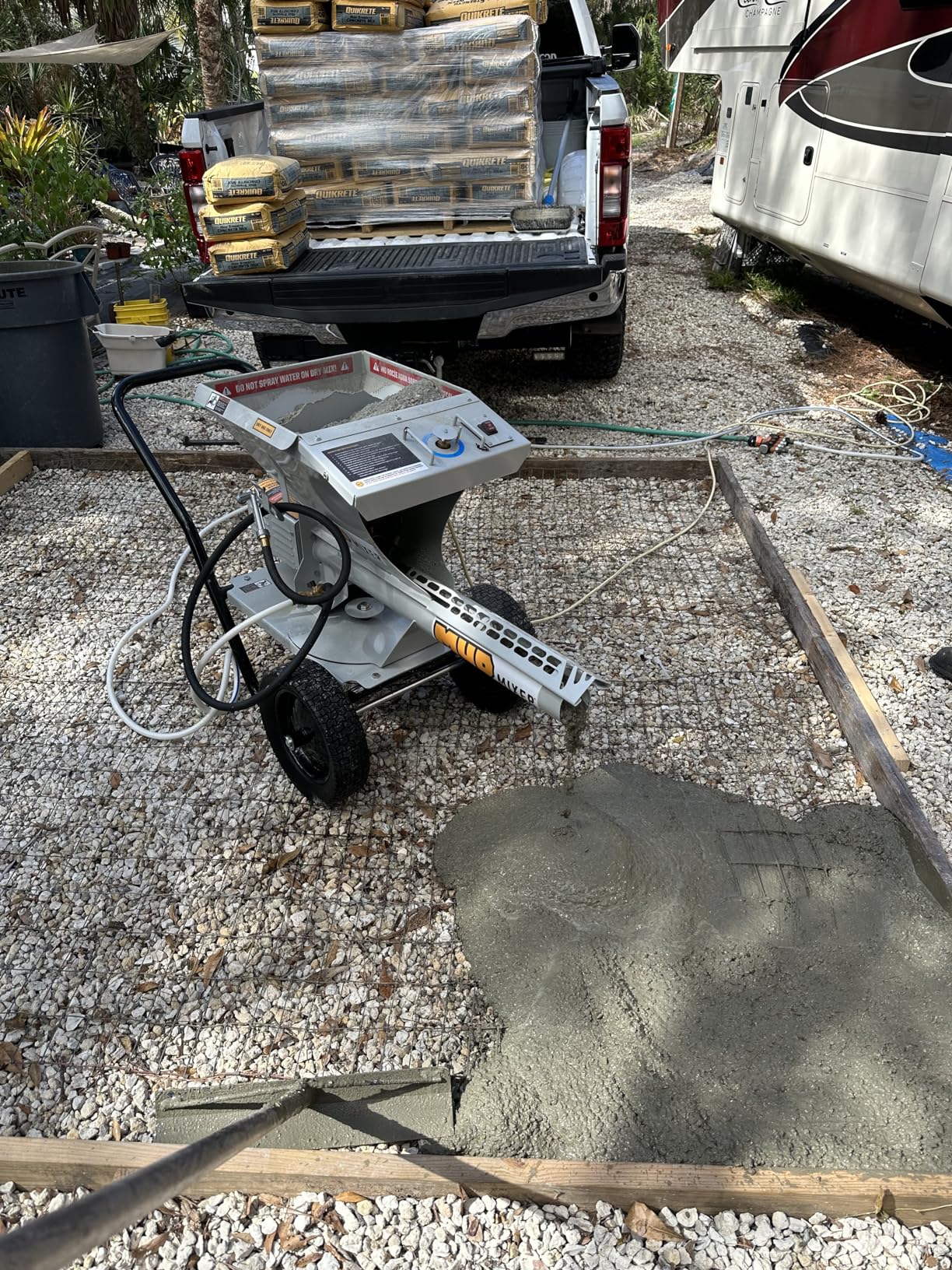 Mud Mixer Portable Wheeled Mudmixer customer photo 2