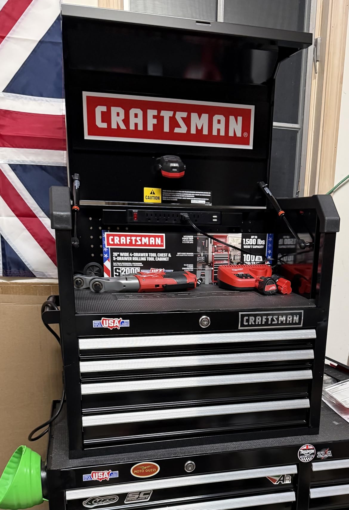 CRAFTSMAN S2000 26IN 4-DRAWER CHEST W/LIGHT & DIVIDE (CMST32642BK) customer photo 1