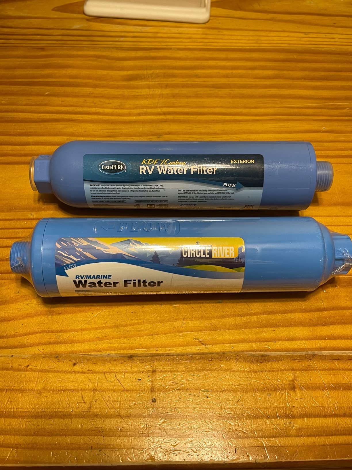 RV Inline Water Filter, NSF Certified, 20 Microns Camper Water Filter, Reduces Bad Taste, Odors, Chlorine, Sands, Ideal for RV, Garden, Pets and Marine, 4 Pack customer photo 1