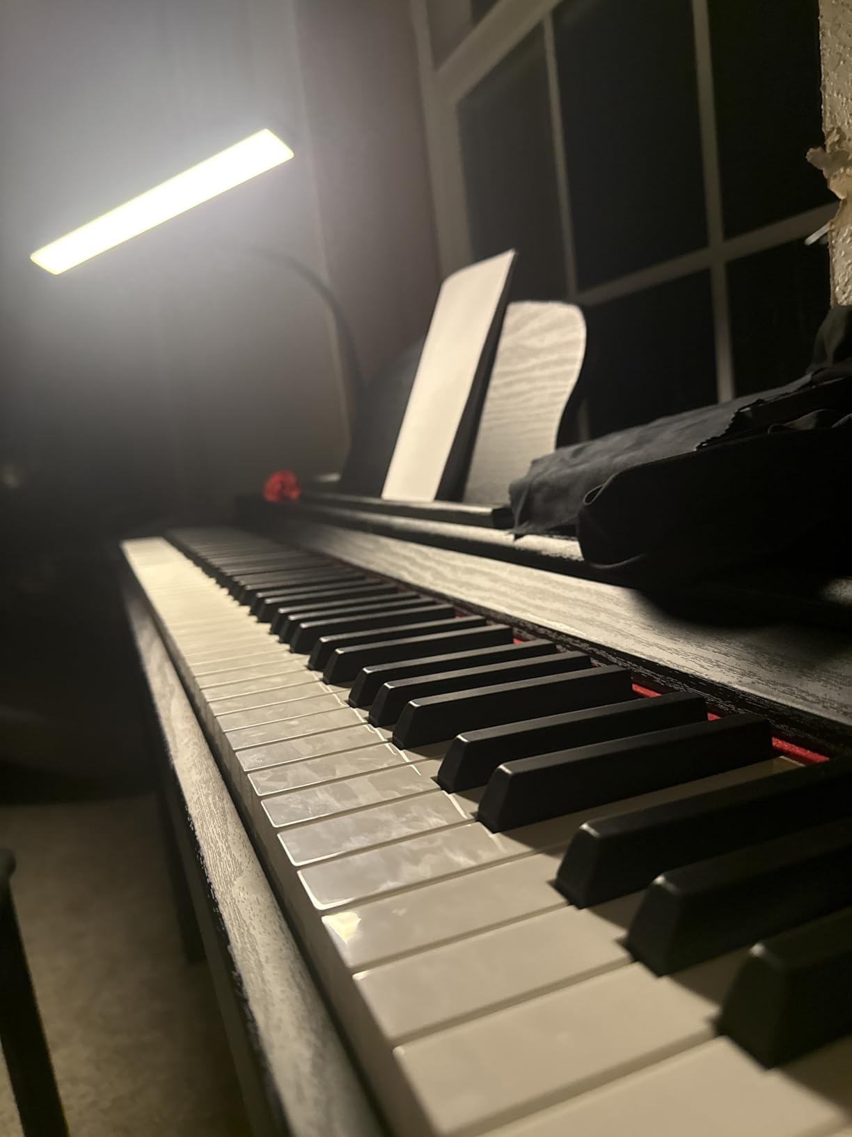 AODSK 88-Key Weighted Keyboard Piano, Hammer Action Digital Piano with Speakers, Furniture Stand and Triple Pedals, Piano Keyboard 88 Keys Beginner's Course, Support Headphones, Piano Lessons, B-83S customer photo 2