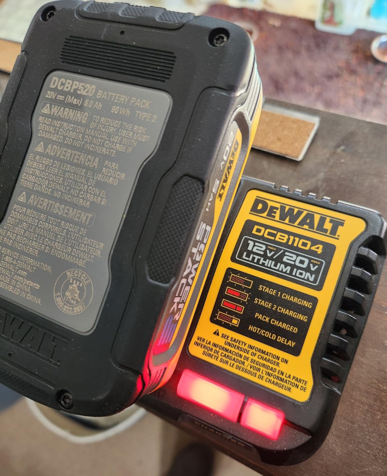 DEWALT 20V MAX Battery, POWERSTACK, More Power More Compact, Rechargeable 5Ah Lithium Ion Battery (DCBP520) customer photo 1