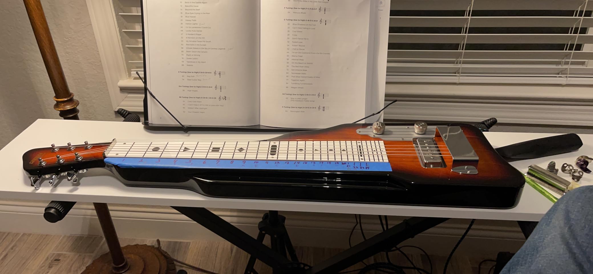 SX LAP 3 Black Lap Steel Guitar w/Free Carry Bag customer photo 1