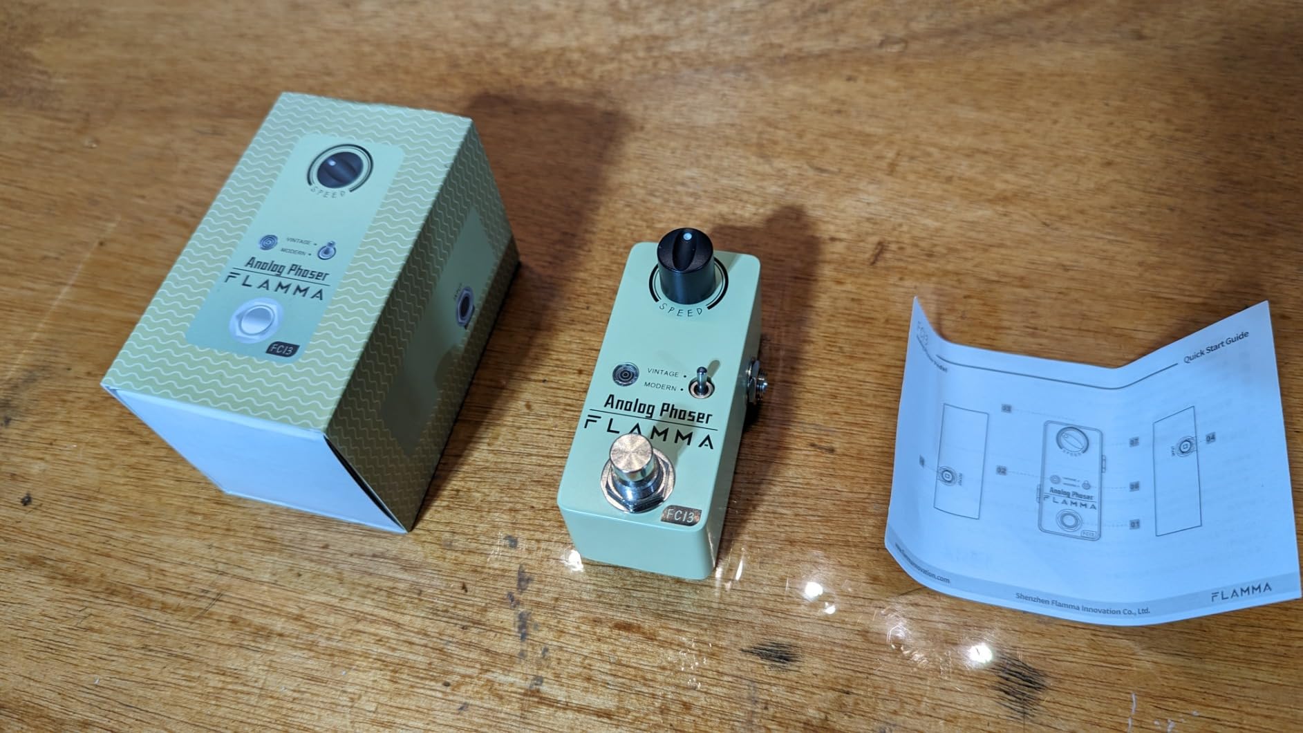 FLAMMA FC13 Phaser Guitar Pedal Analog Phase Effects Mini Pedal with Classic Vintage Modern Modes True Bypass customer photo 1