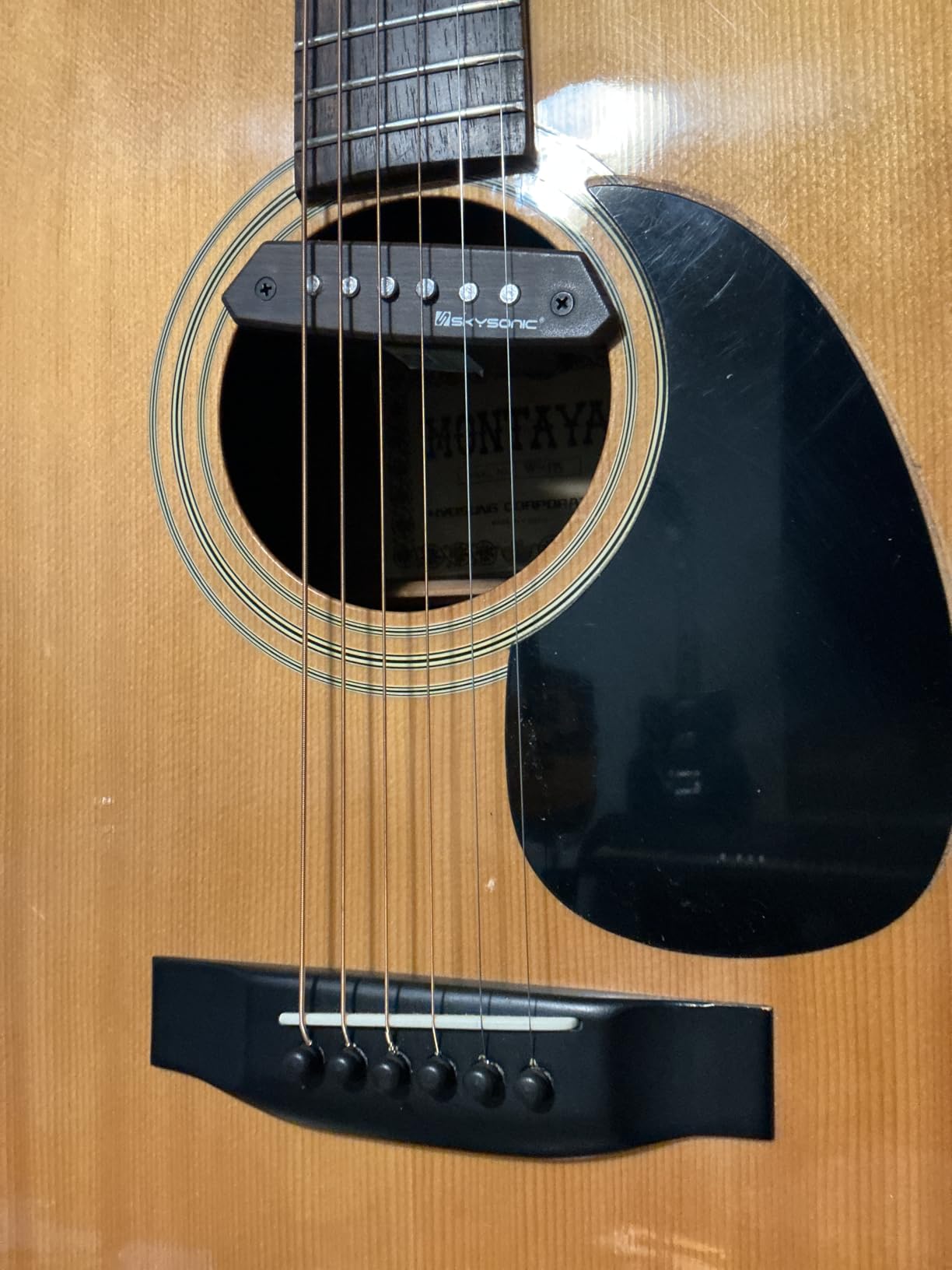Acoustic Guitar Pickup Passive Magnetic Soundhole Pickup with Humbucker Volume Timbre Control customer photo 1