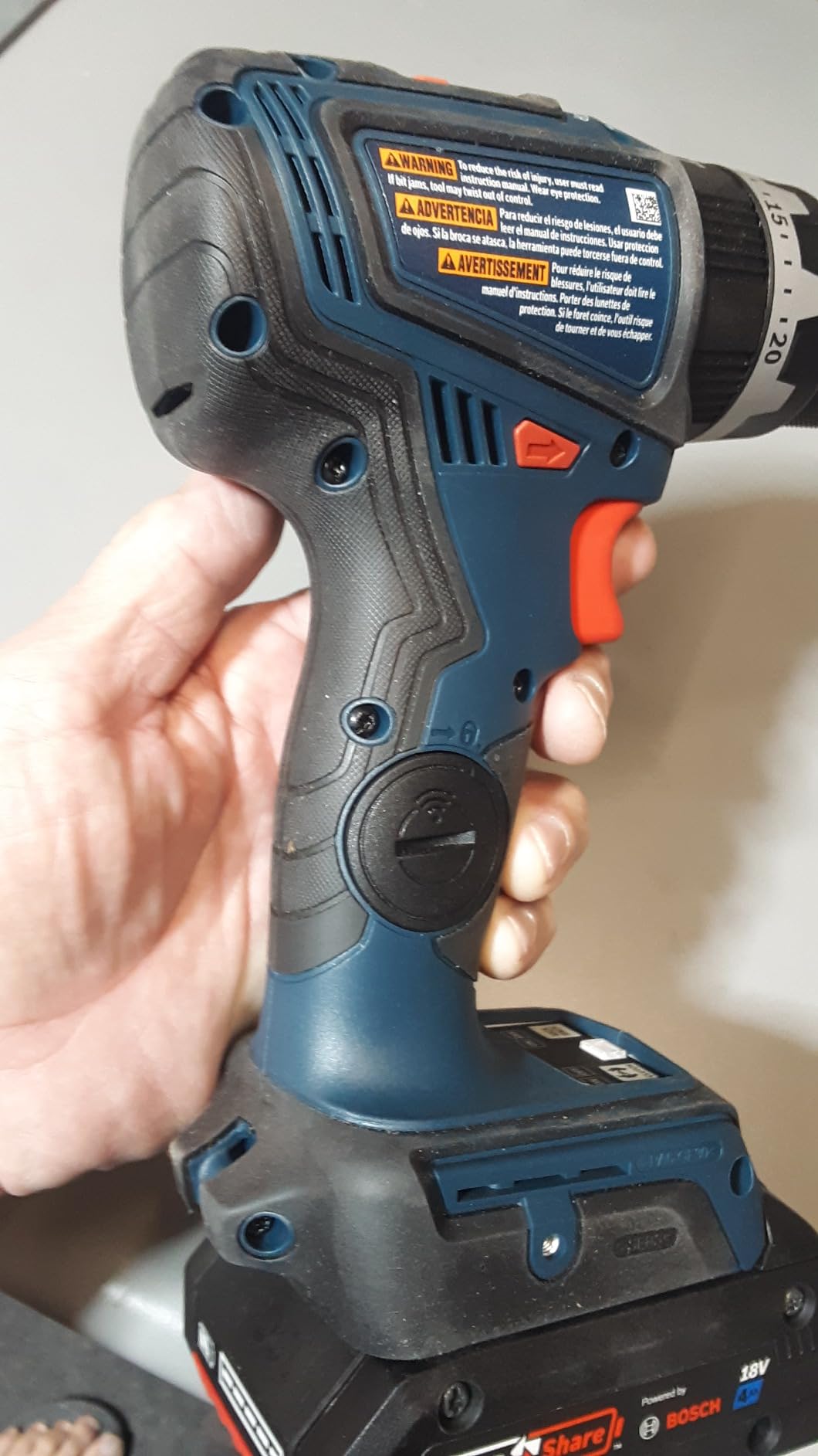 Bosch GSR18V-800FCB24 18V Drill/Driver with 5-In-1 Flexiclick System and (1) CORE18V 4 Ah Advanced Power Battery customer photo 1