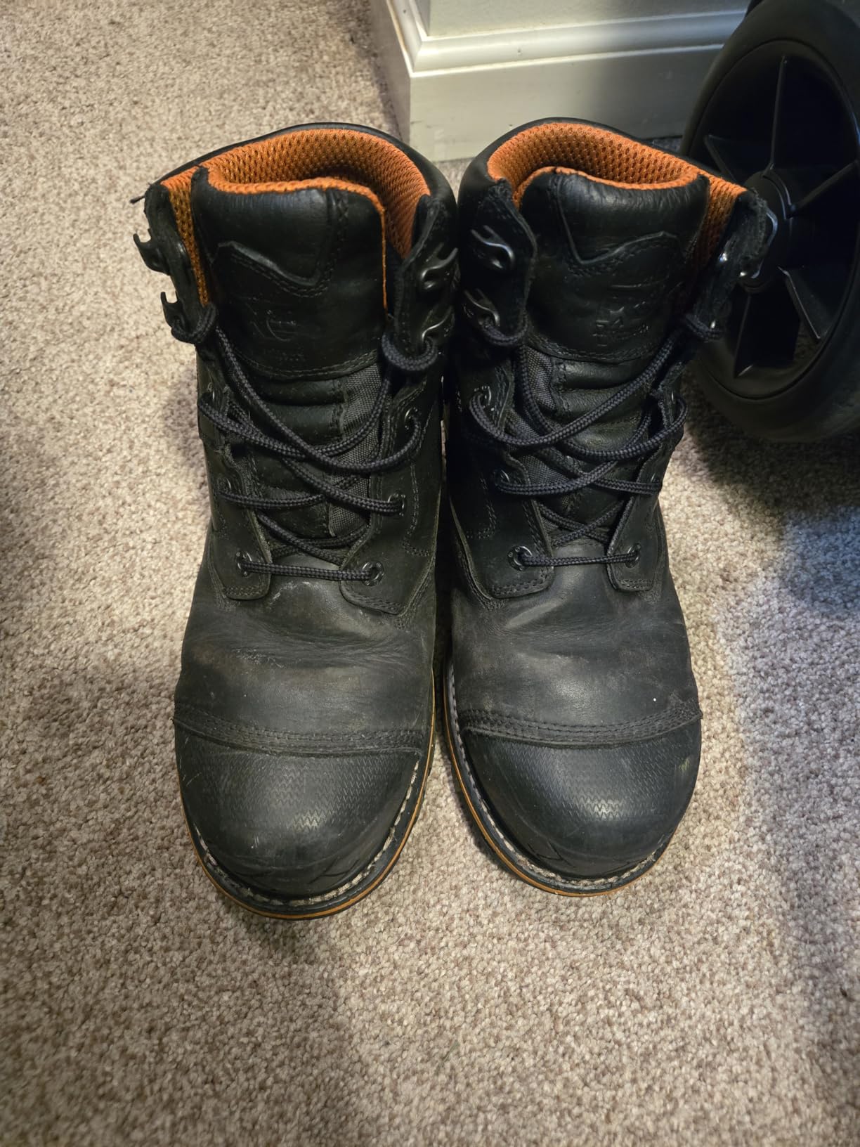 Timberland PRO Men's Endurance 6 Inch Steel Safety Toe Puncture Resistant Waterproof Industrial Work Boot customer photo 1
