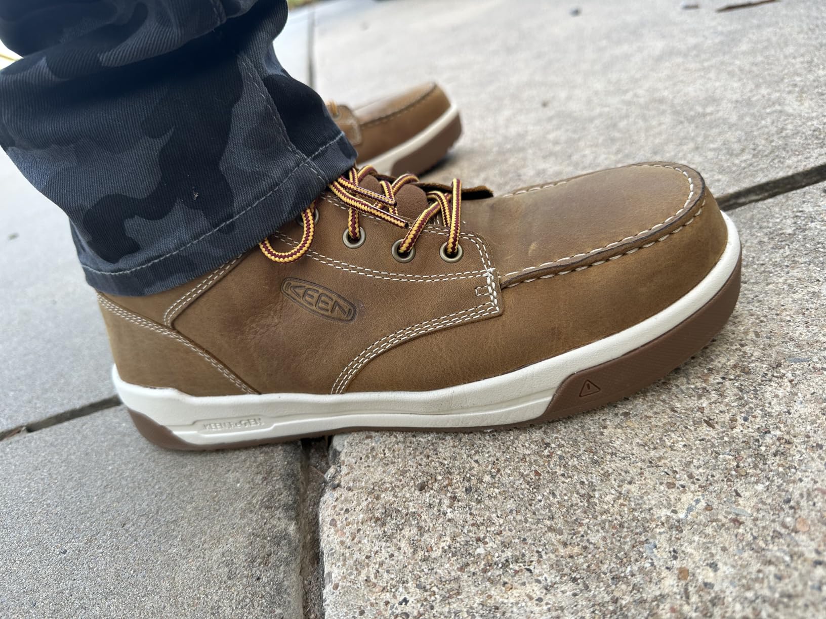 KEEN Utility Men's Gibson Mid Height Composite Toe Work Boots customer photo 2
