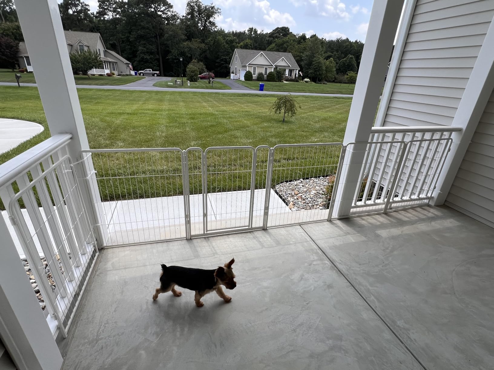 FXW Dog Gate Extra Wide Designed for Indoor Use, Adjustable Width Up to 219-inch Wide (40