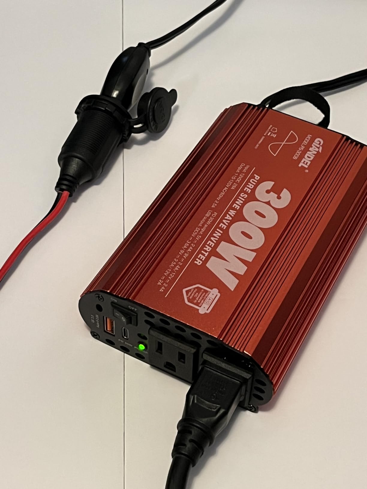 GIANDEL 4000W Pure Sine Wave Power Inverter 12V to 120V AC, 7000W Surge, Compatible with All 12V Batteries, Dual Remote Control, UL Listed GFCI Outlets, FCC Approved for RV Campers Off-Grid Solar Systems customer photo 2