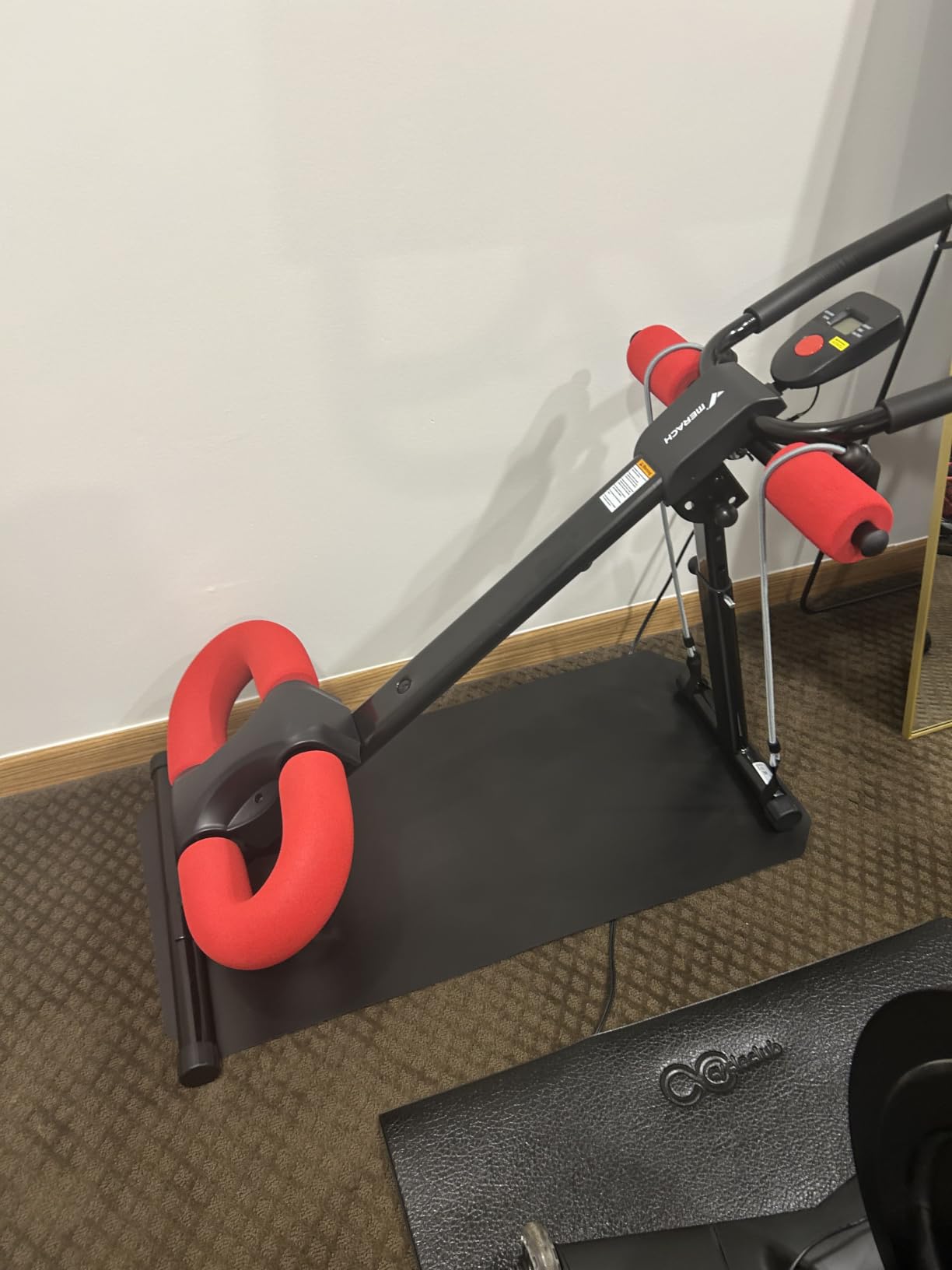 MERACH Ab Machine, Ab Workout Equipment, Adjustable Ab Trainer Machine for Abs Workout at Home Gym, Foldable, Knee Protection, Abdominal Trainer for Stomach Workout customer photo 1