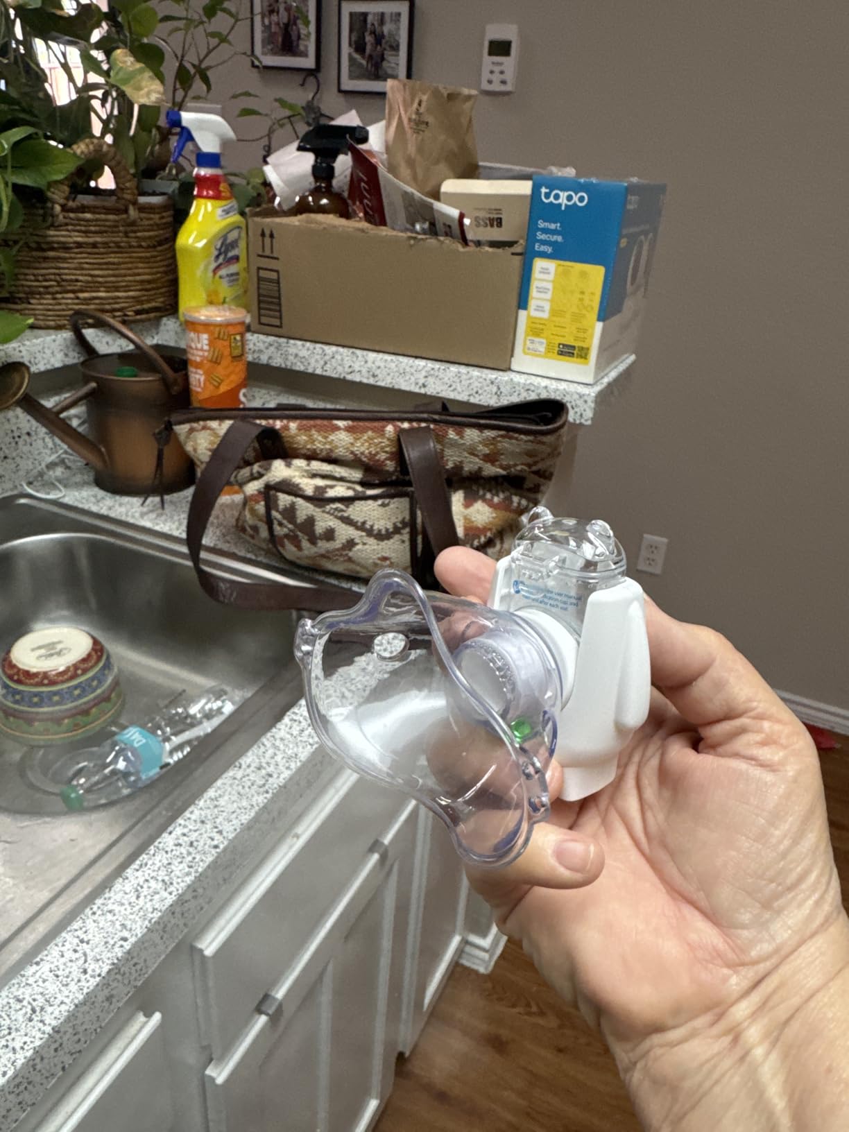 Portable Cat Inhaler with Cat Mask, Low Noise Compact Design, 8 ml Capacity, Suitable for Cats & Small Dogs, White S Size customer photo 1
