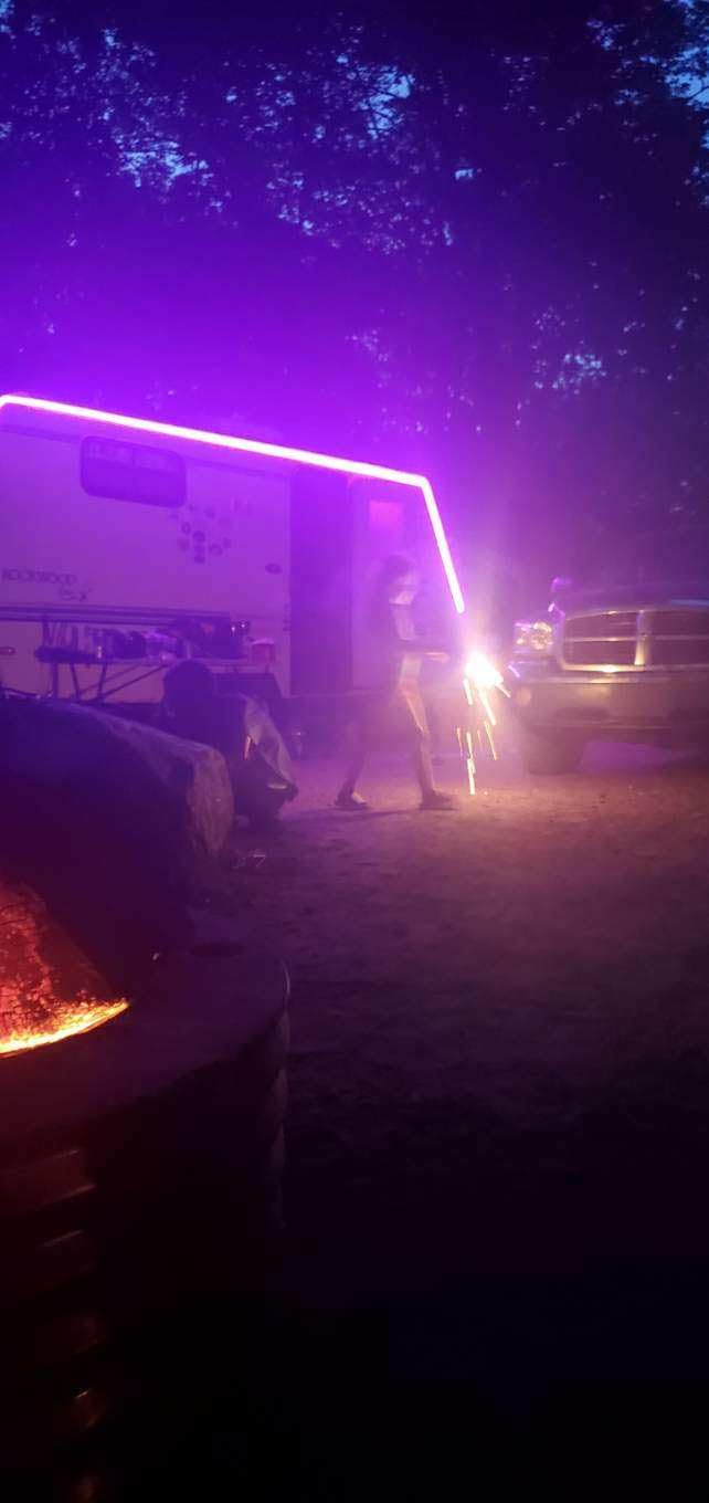 RV Awning Lights, 20ft 12V LED Light Strip with Remote and App Control, Waterproof RGB RV Exterior Light for Motorhome Camper Travel Trailers Food Trucks, RV Outdoor Lights customer photo 2