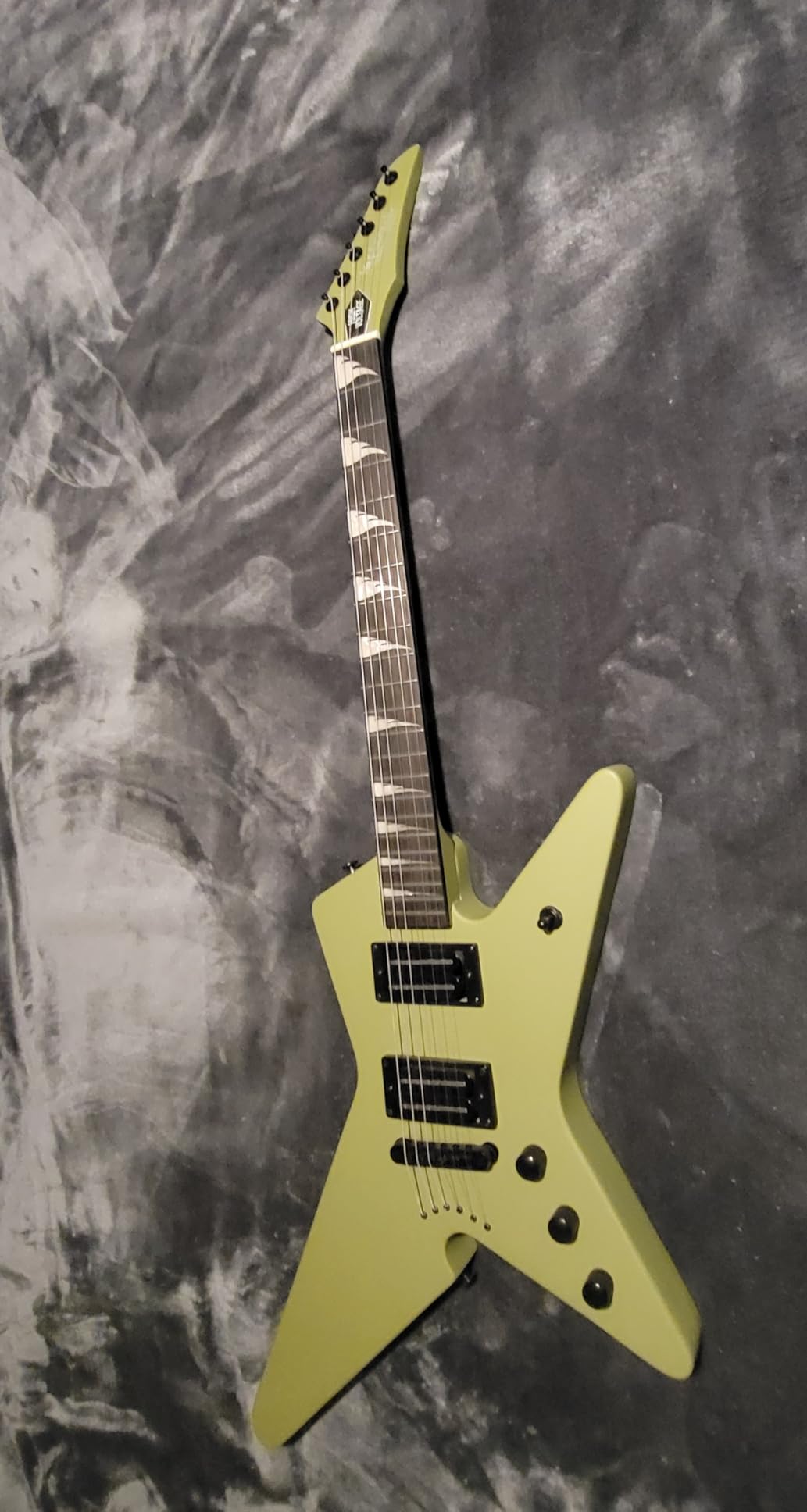 WestCreek Guitars HIGH VOLTAGE Heavy Metal Solid Body Electric Guitar - Black customer photo 1