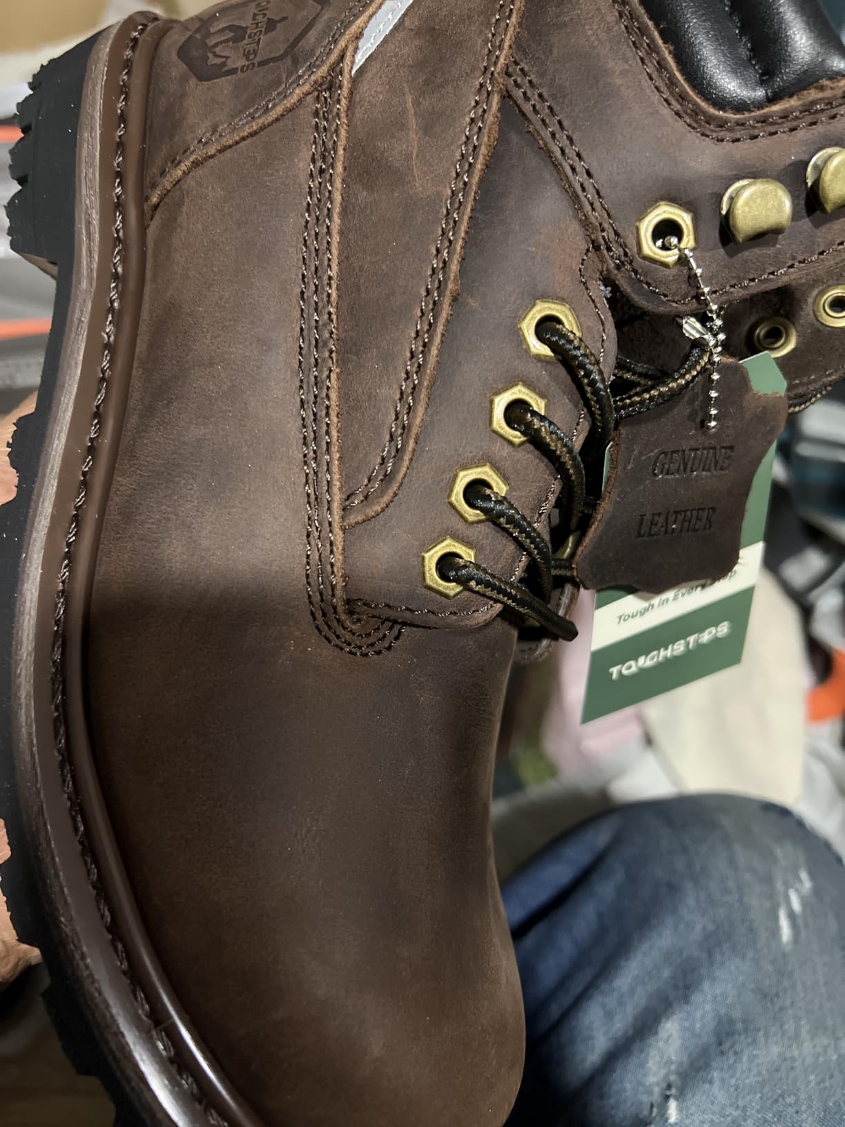 Soft Toe Work Boots for Men 6