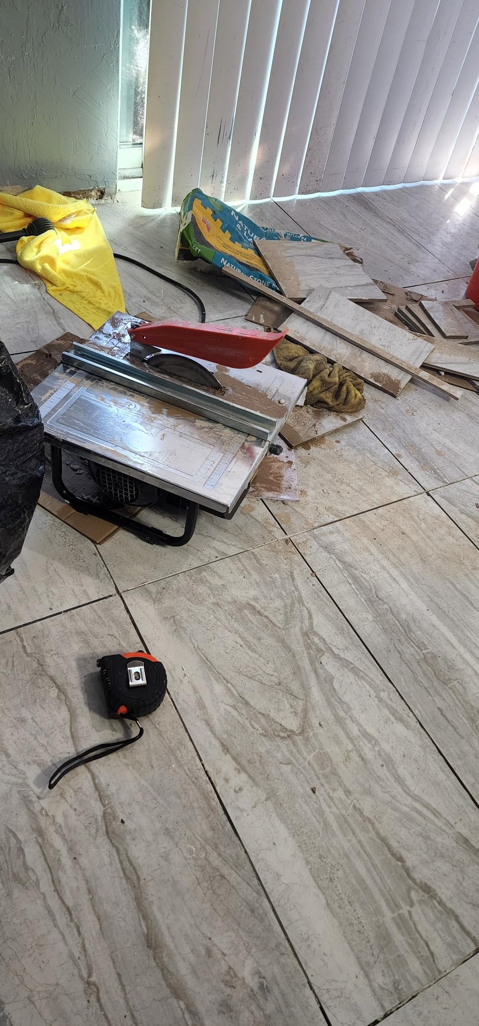 VEVOR 7-inch 65Mn Steel Blade, Wet Tile Saw, 3500 RPM Induction Motor, Tile Cutter Wet Saw with Water Reservoir customer photo 2