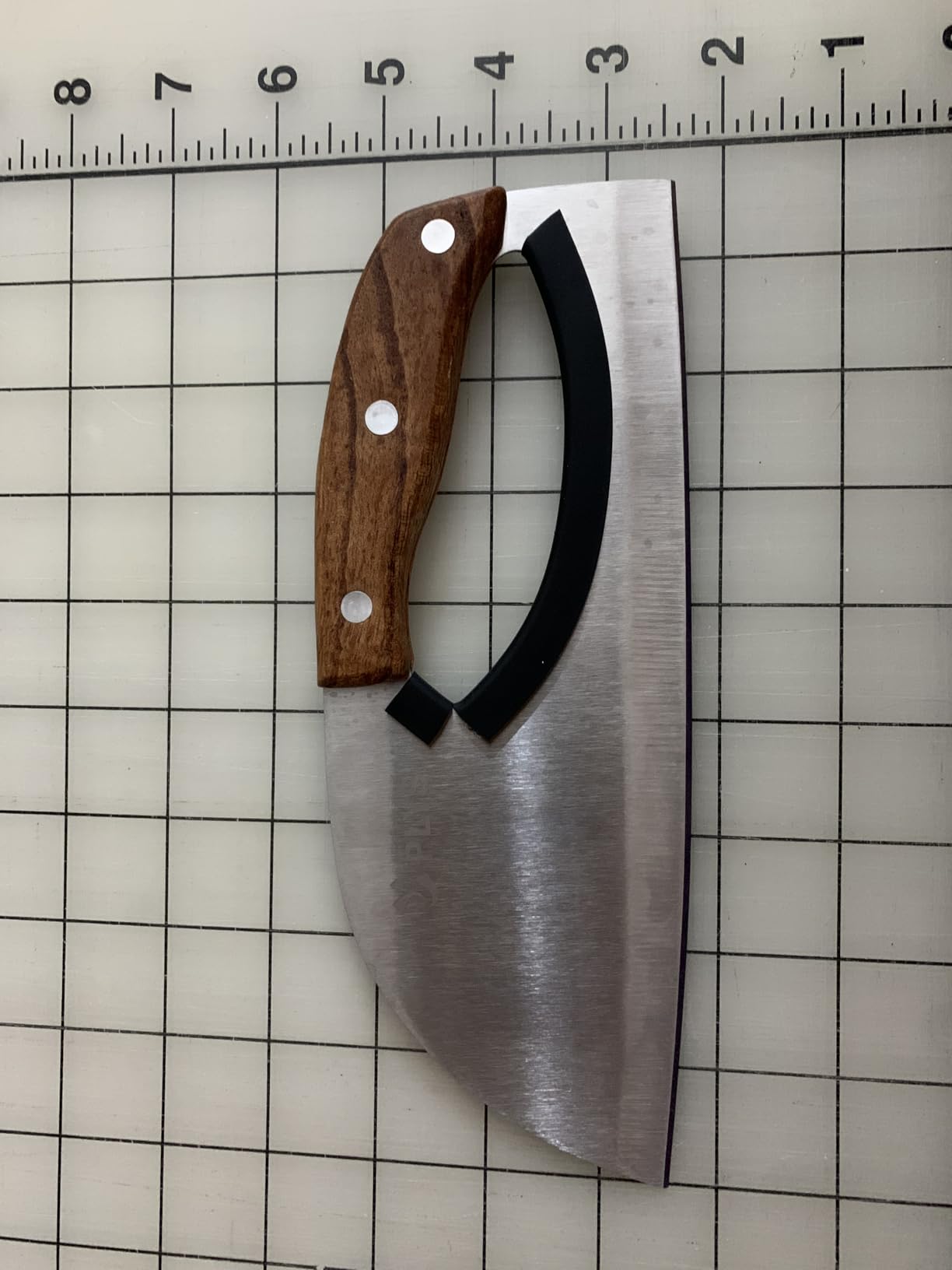 Plys Kitchen Meat Cleaver Knife - Unique Effort Saving Ergonomic Knife Professional Stainless Steel Chef Cooking Knives customer photo 1