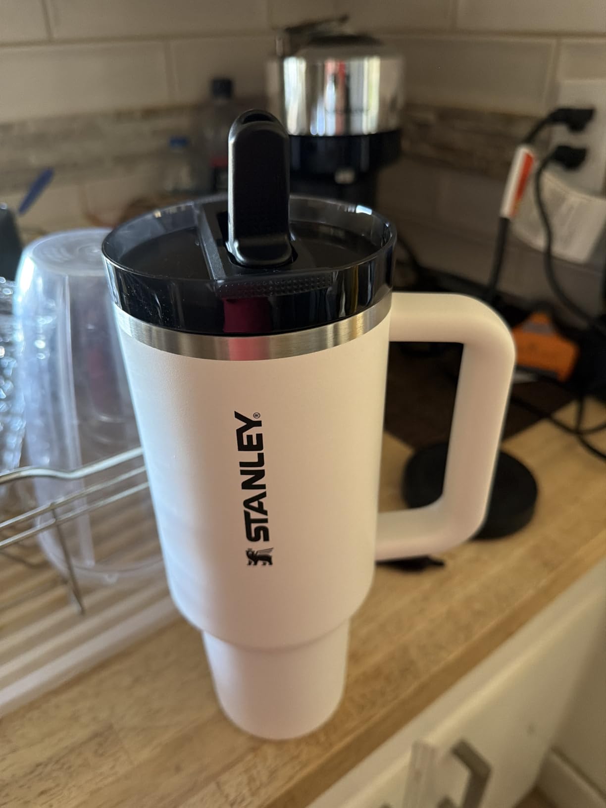 Stanley Quencher ProTour Flip Straw Tumbler with Leakproof Lid 40 oz | Built-In Straw and Handle | Cup Holder Compatible | Insulated Stainless Steel | Dried Pine VRT customer photo 1