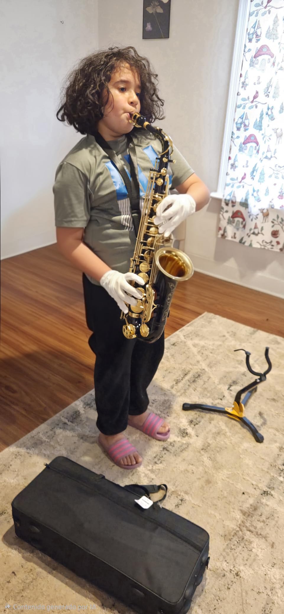 Tenor Saxophone Complete Kit w/Case, Mouthpiece, 10pc Reeds, Professional B Flat Tenor sax, Gold Brass Lacquer, Rich, Warm Tone for Jazz & Classical, Ideal for Students to Pros (Golden) customer photo 2