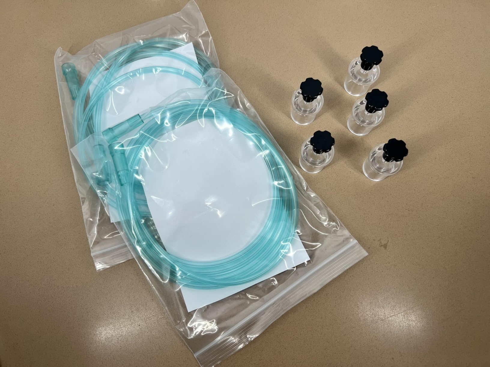 Pet Oxygen Mask Set - 5 Sizes, 6 Feet Tube - Respiratory Assistance Equipment for Dogs/Cats/Animals - Help Relieve Breathing Difficulty - Designed for Veterinarian and Professional customer photo 1