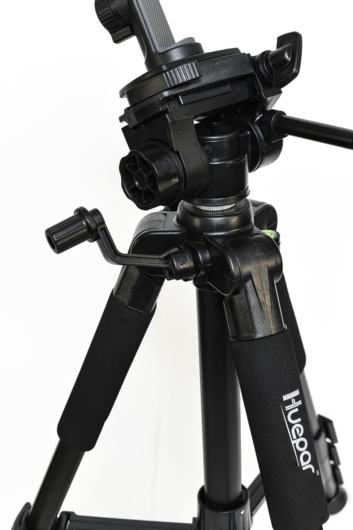 Huepar Tripod 50-inch Extendable Height Tripod Use with Laser Level, Point Lasers, Lazer Distance Measures, 1/4