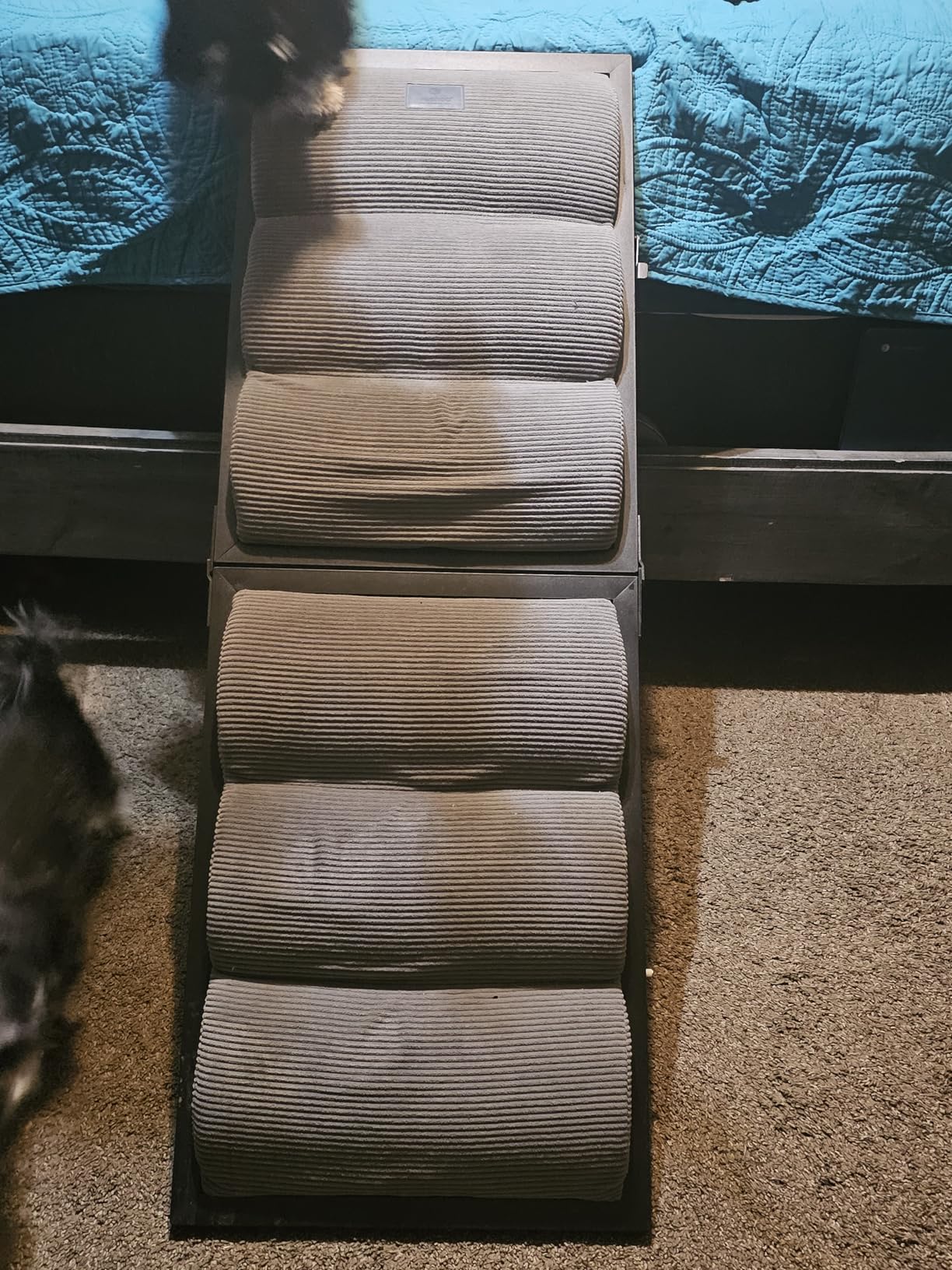 Veehoo Dog Ramp for Bed Couch Height Adjustable from 12