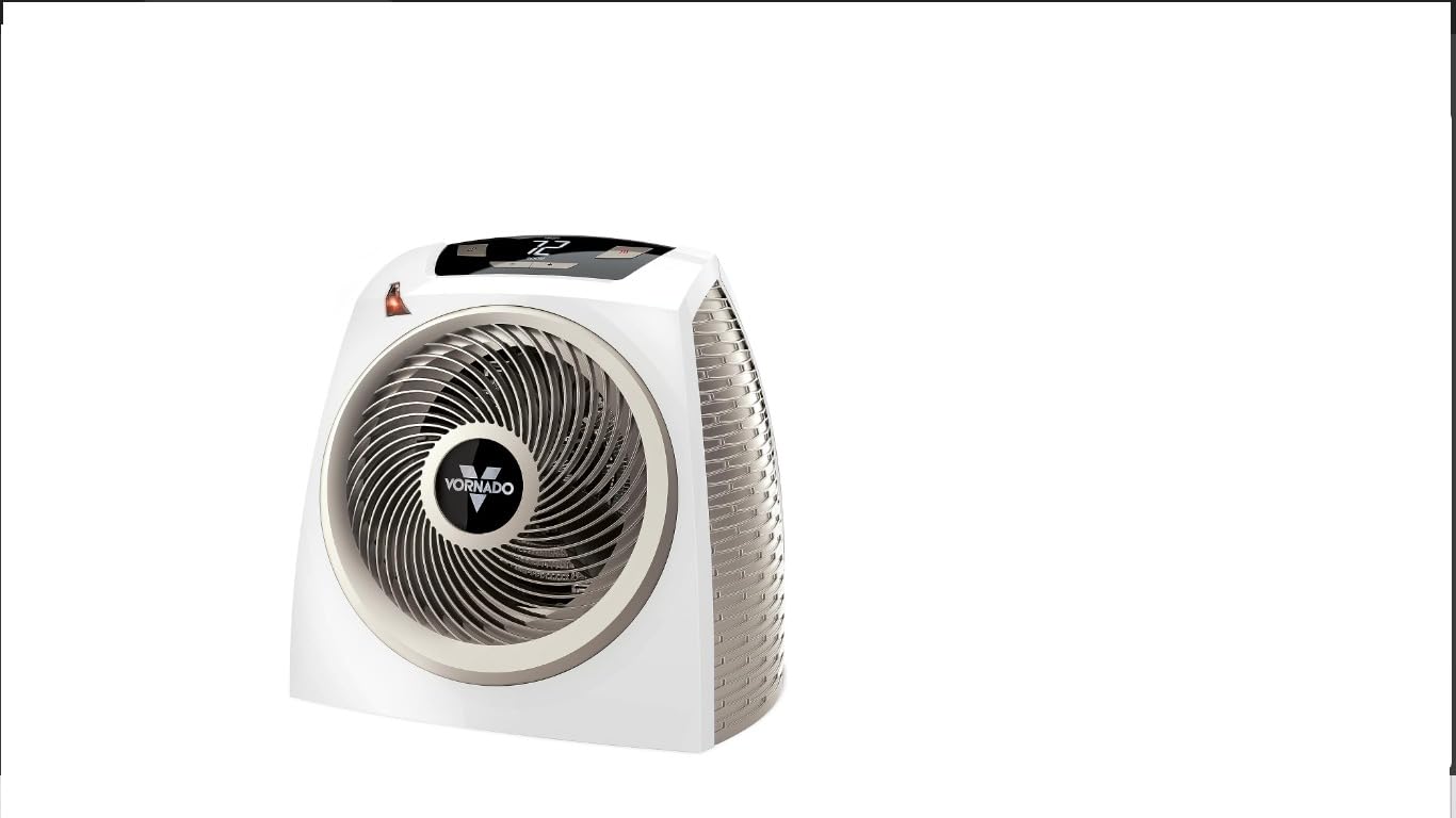 Vornado AVH10 (2025) Space Heater for Home, Fan Only Option, Digital Display with Adjustable Thermostat, Advanced Safety Features, Auto Climate Control, Whole Room Electric Heater for Indoors, White customer photo 1