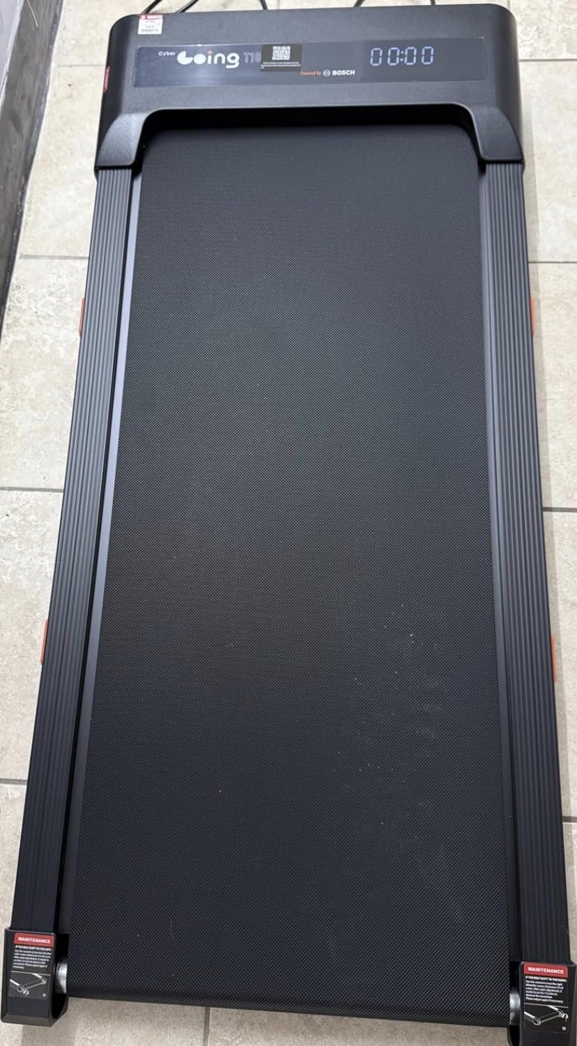 Cybergoing T10 Walking Pad Treadmill with Bosch Motor, Under Desk Treadmill, Fixed 7% Manual Incline, Up to 4 MPH, 2.5HP, 300lb Capacity, App + Remote, 15x36 Belt, Treadmills for Home customer photo 1