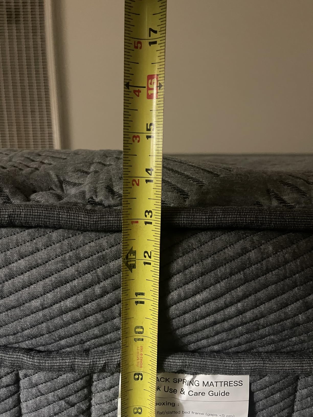 inight 14 Inch King Hybrid Mattress, Medium Firm, Cooling Foam Pocket Coil | Supportive medium-firm feel; the spine stays aligned with less pressure; breathable pocket coils sleep cooler, quiet motion customer photo 2