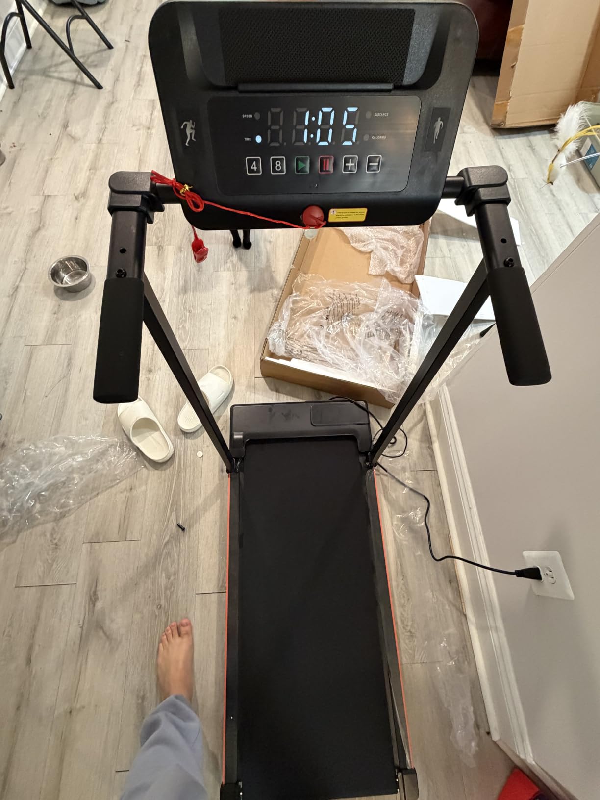 Treadmills for Home with 20% Auto Incline - Wide Belt, 8.7MPH Max Speed, 450LBS Capacity, 3.5HP Adjustable Height Handle Bars customer photo 1