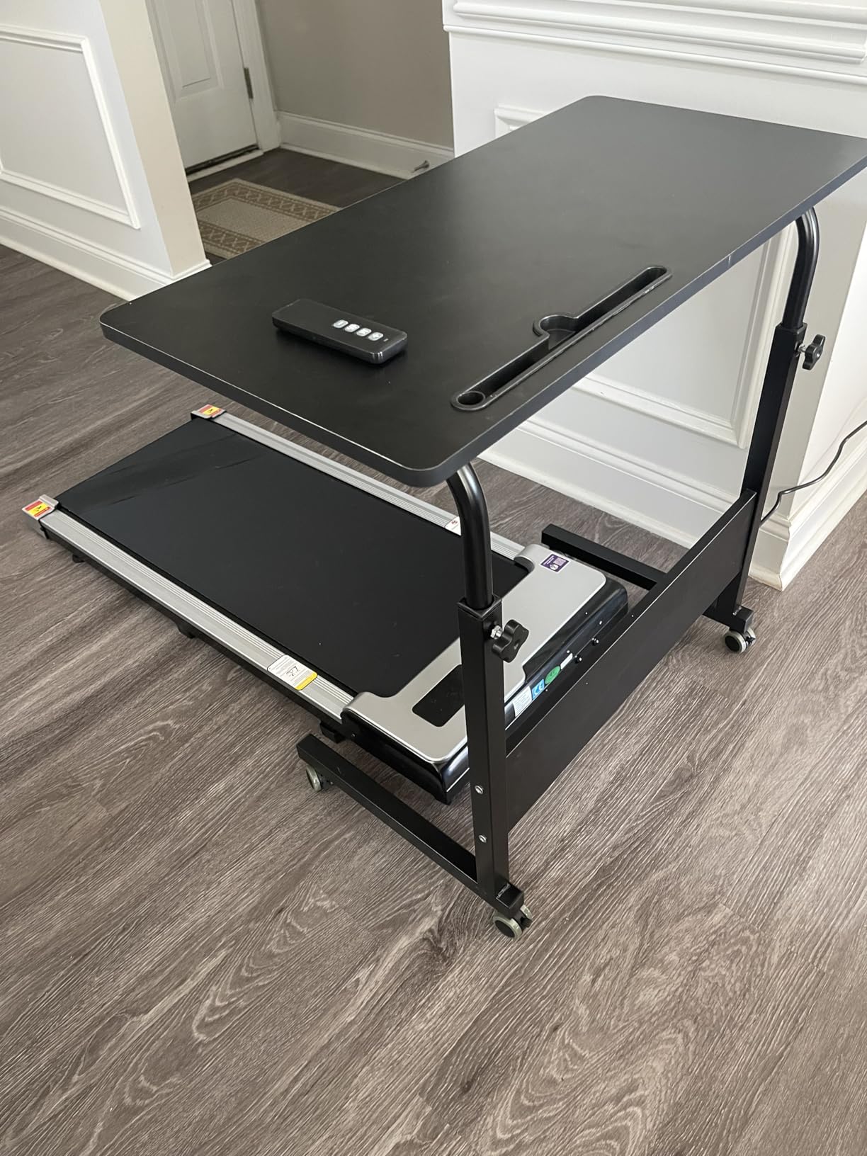Foldable Incline Treadmill with 20% Auto Incline for Small Spaces Apartments, 3.5/4.0HP 400LBS Capacity Under Bed Treadmill, Portable Running Machine for Home Workout customer photo 1