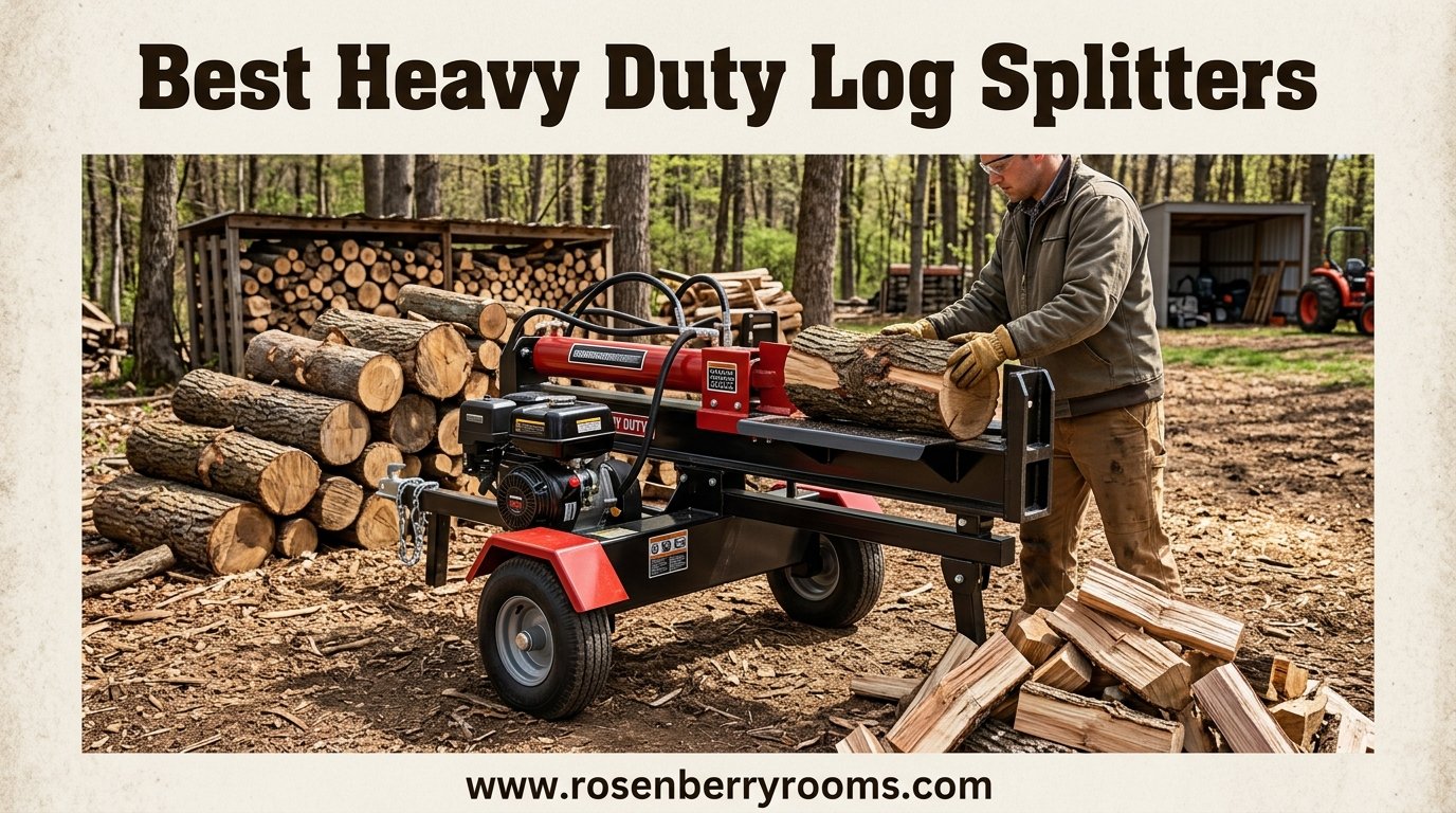 best heavy duty log splitters