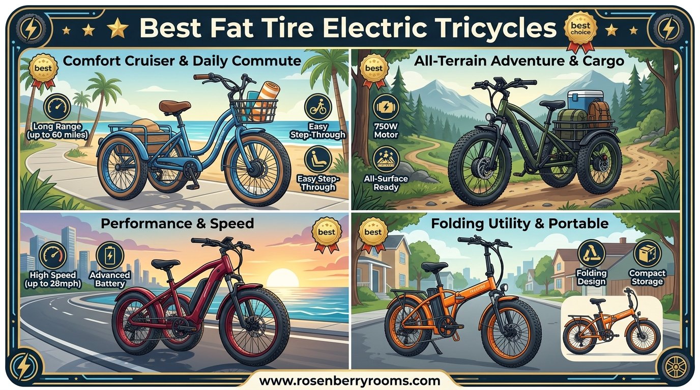 best fat tire electric tricycles
