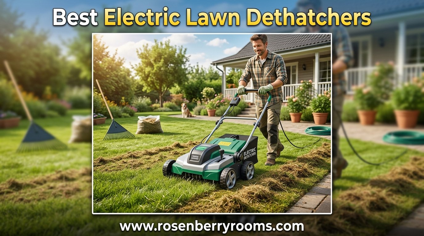 best electric lawn dethatchers