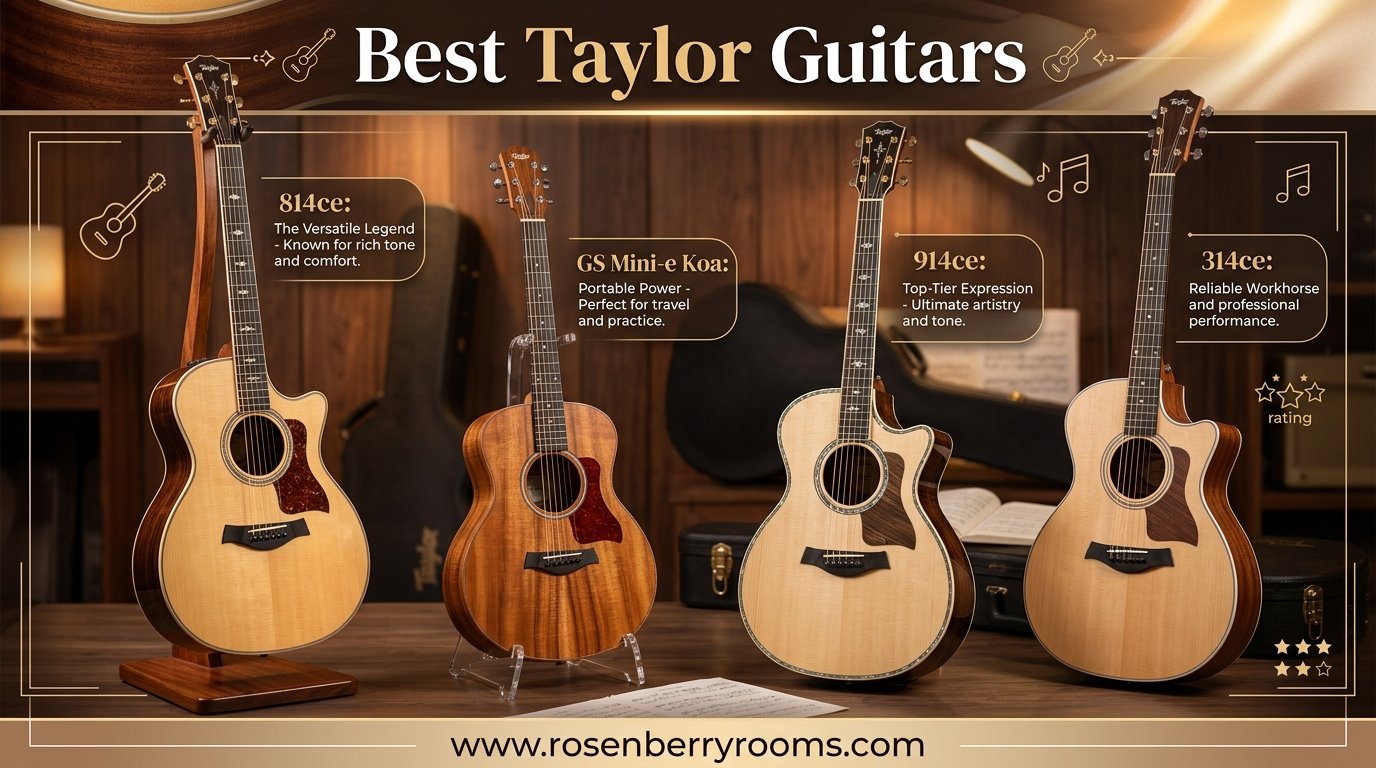 best taylor guitars