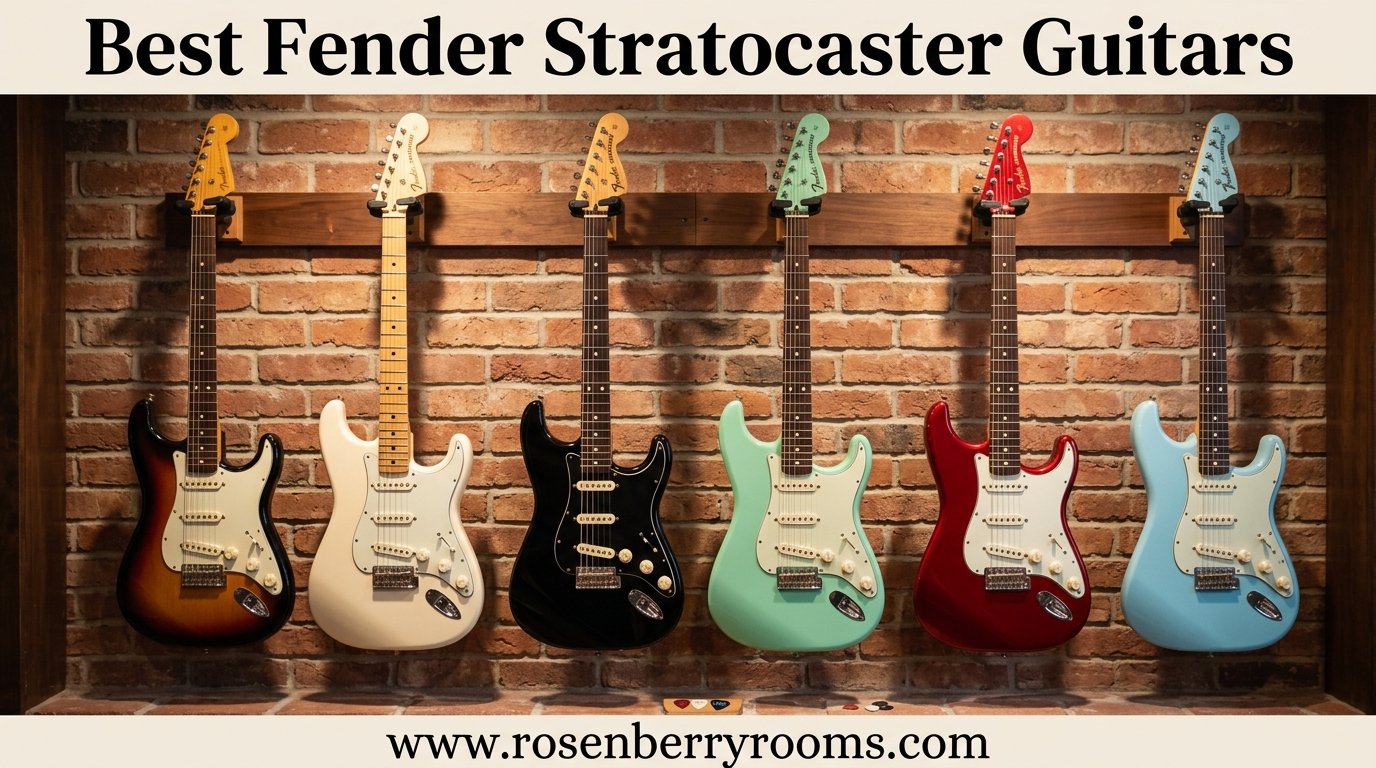 best fender stratocaster guitars